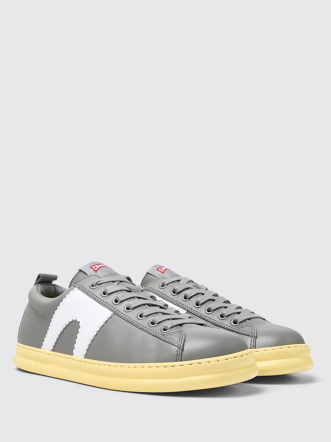 CAMPER SNEAKERS: Camper Runner sneakers in leather, Grey - Img 2