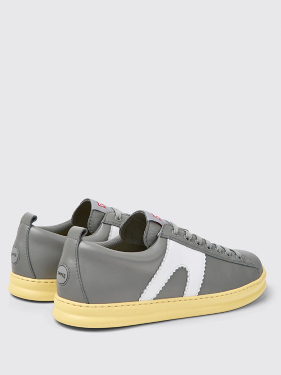 CAMPER SNEAKERS: Camper Runner sneakers in leather, Grey - Img 3