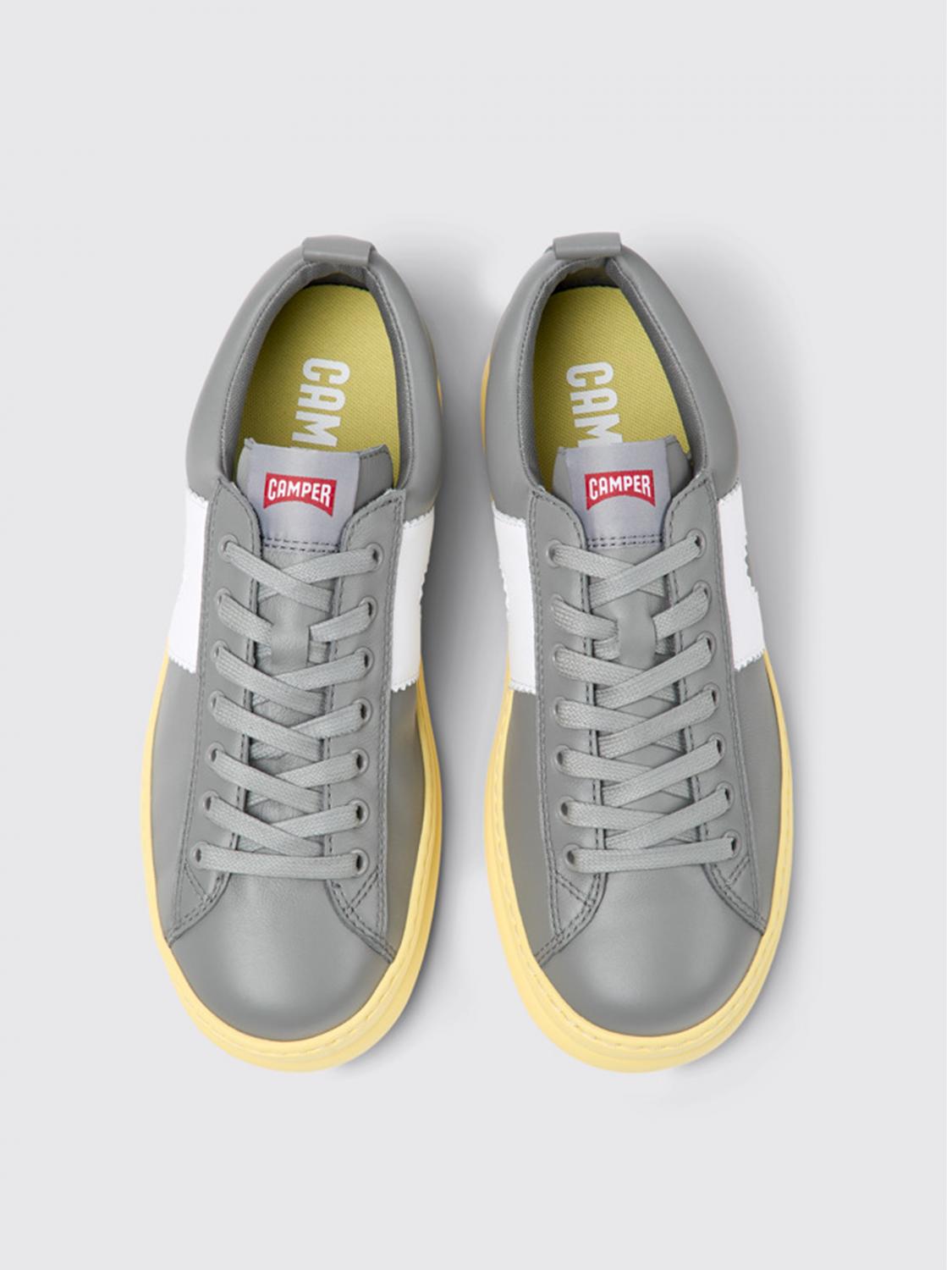 CAMPER SNEAKERS: Camper Runner sneakers in leather, Grey - Img 4