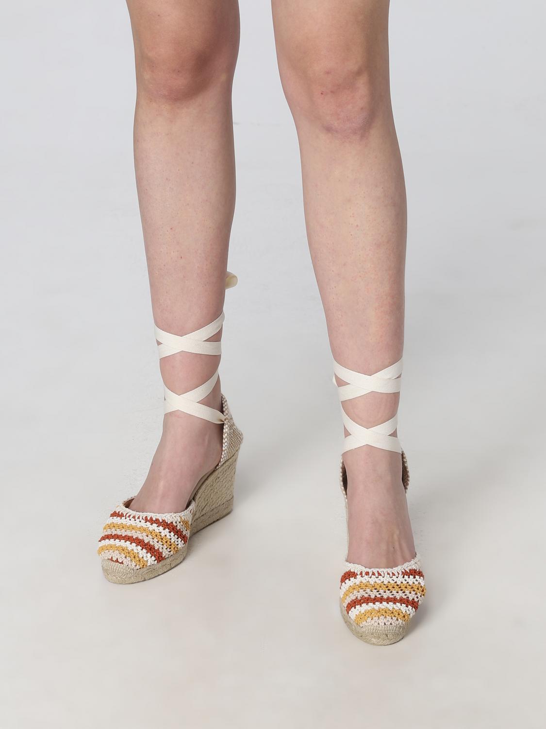 CASTAÑER ESPADRILLAS: Espadrillas Carina Castañer in cotone lavorato, Fantasia - Img 2
