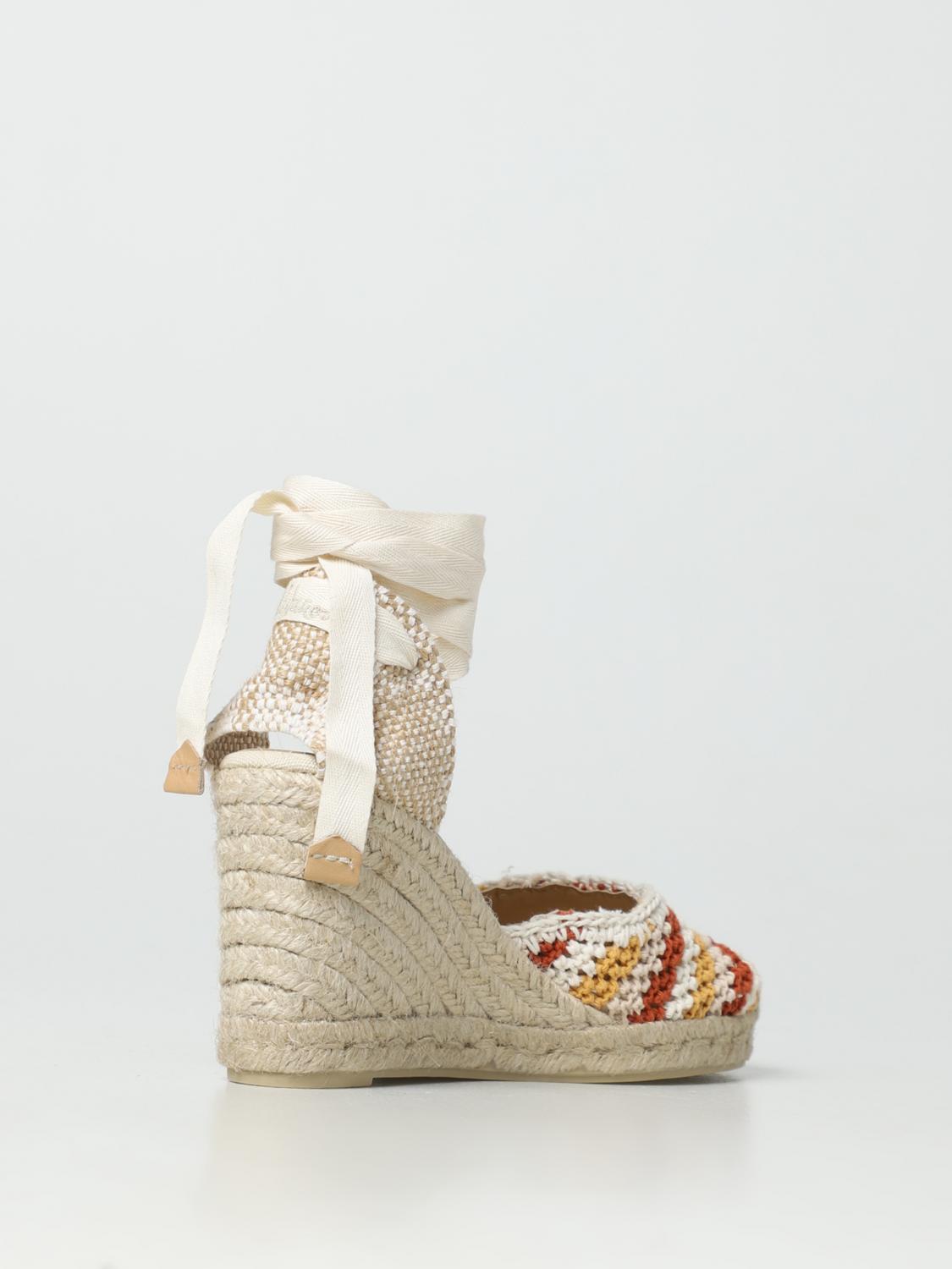 CASTAÑER ESPADRILLAS: Espadrillas Carina Castañer in cotone lavorato, Fantasia - Img 3