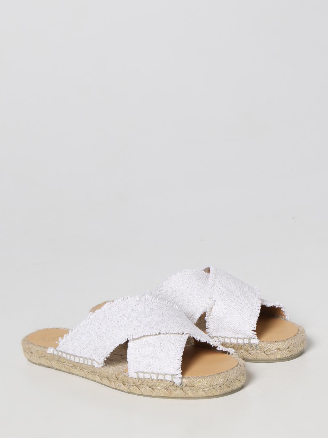 CASTAÑER FLACHE SANDALEN: Schuhe damen CastaÑer, Weiß - Img 2