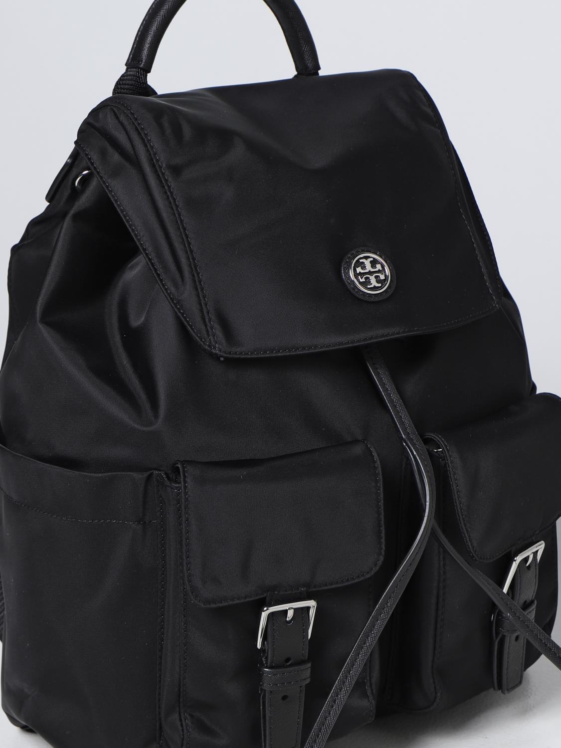 TORY BURCH BACKPACK: Tory Burch backpack in nylon, Black - Img 3