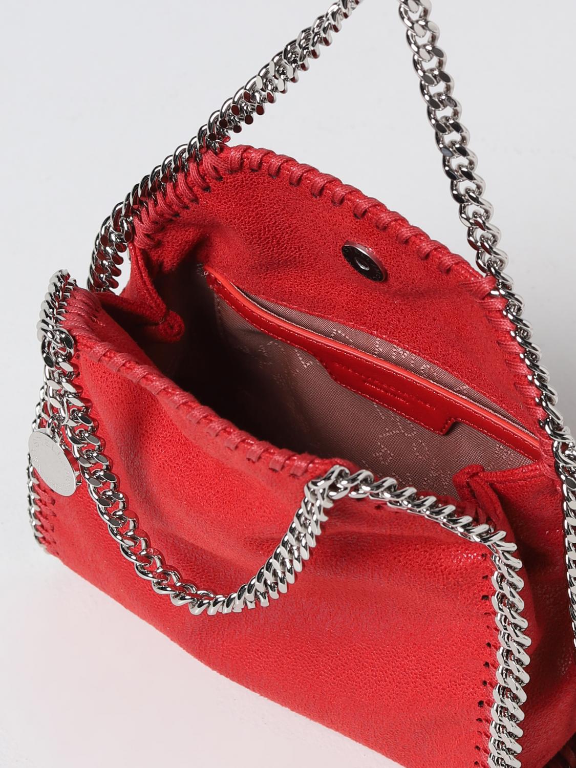 STELLA MCCARTNEY MINITASCHE: Schultertasche damen Stella McCartney, Rot - Img 4