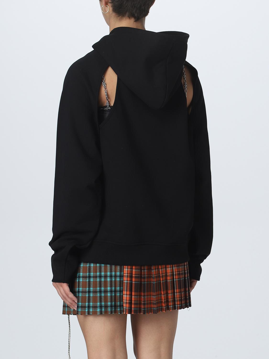ANDERSSON BELL FELPA: Felpa Andersson Bell in cotone con dettagli cut-out, Nero - Img 2