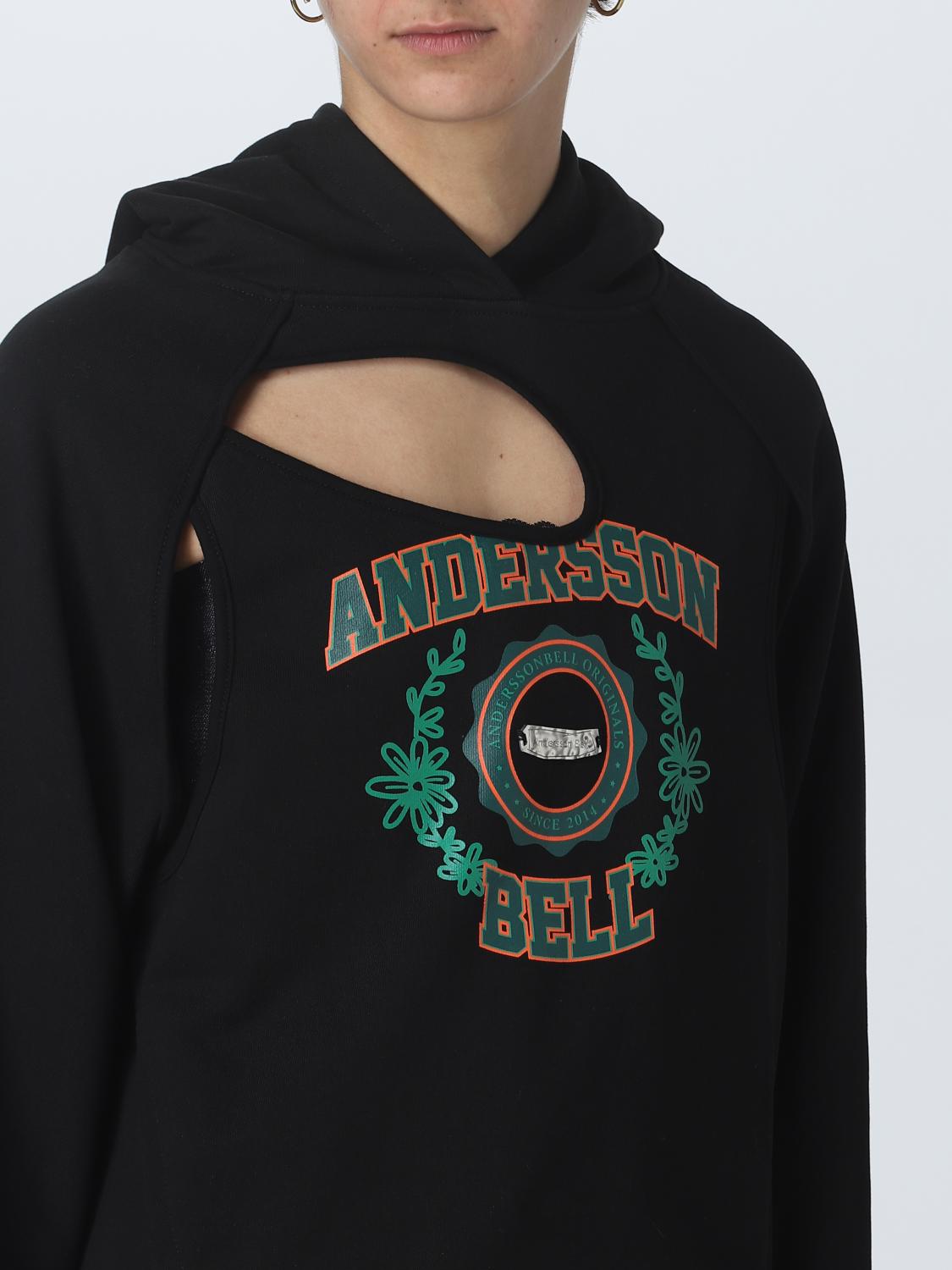 ANDERSSON BELL FELPA: Felpa Andersson Bell in cotone con dettagli cut-out, Nero - Img 4
