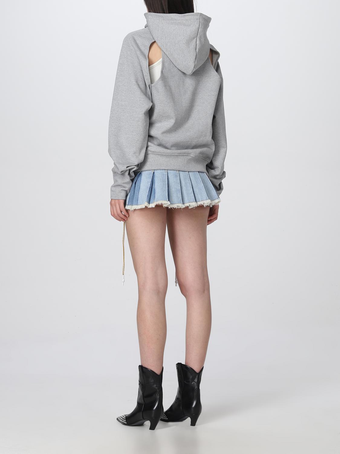 ANDERSSON BELL FELPA: Felpa Andersson Bell in cotone con dettagli cut-out, Grigio - Img 3