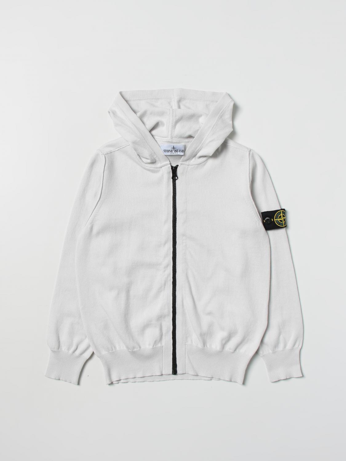 stone junior ホワイトニット STONE ISLAND JUNIOR: Sweater kids - White | Stone Island Junior
