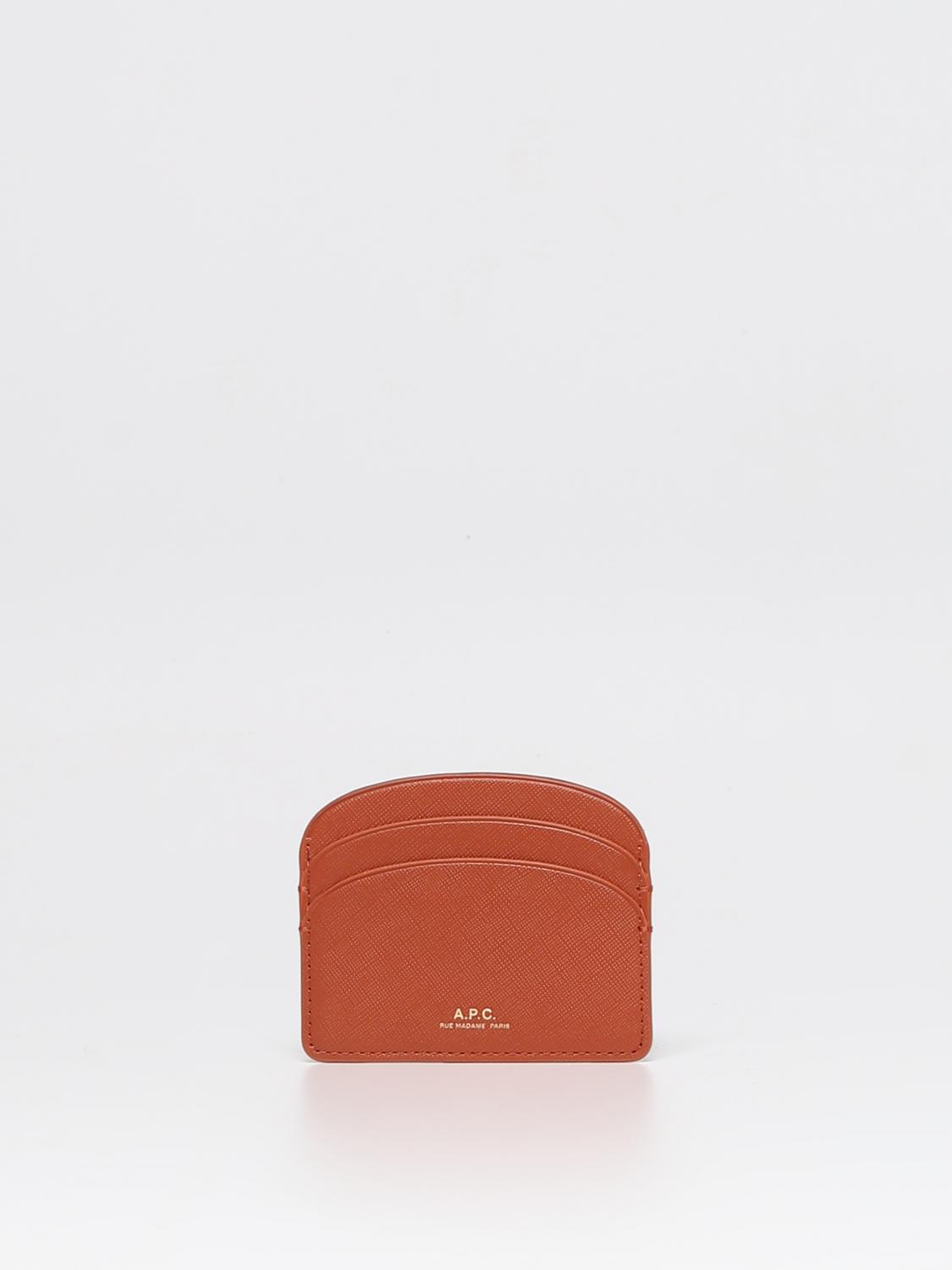 A.P.C. WALLET: Wallet men A.P.C., Clay Color - Img 1