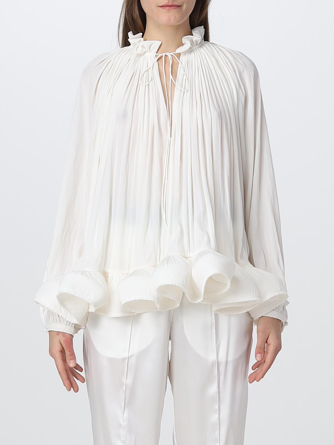 LANVIN HEMDBLUSE: Hemdbluse damen Lanvin, Weiß - Img 1