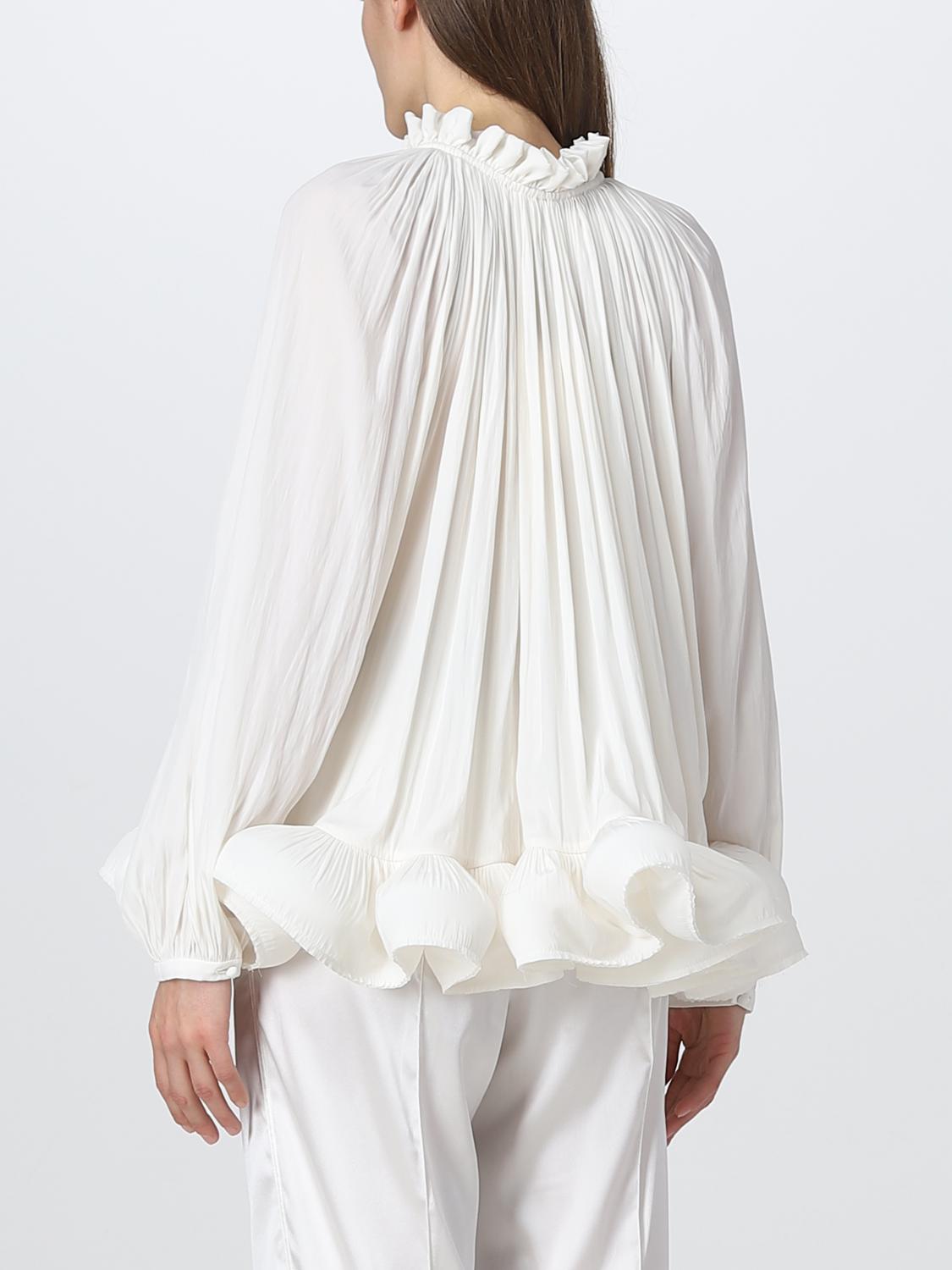 LANVIN HEMDBLUSE: Hemdbluse damen Lanvin, Weiß - Img 3