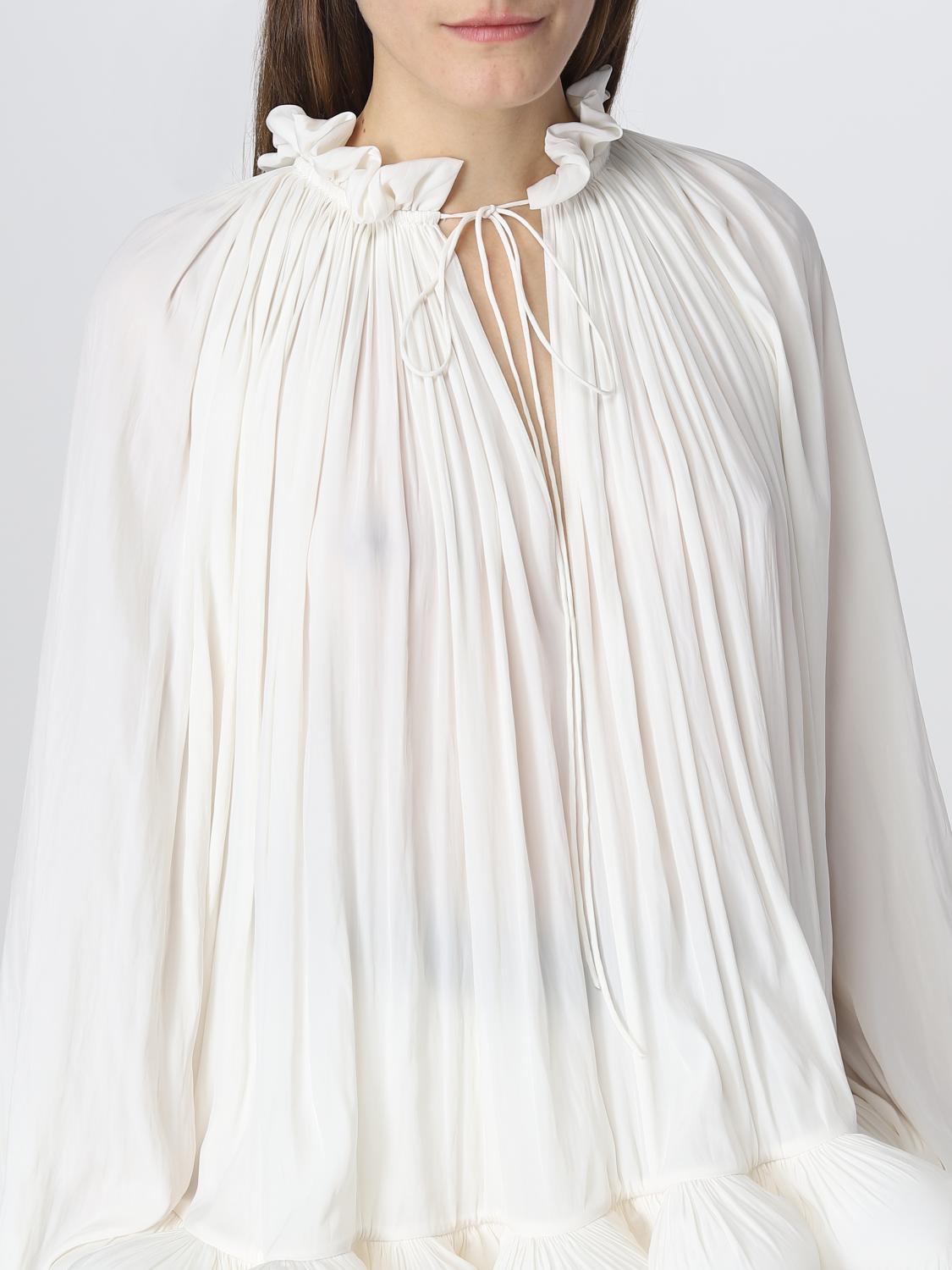 LANVIN HEMDBLUSE: Hemdbluse damen Lanvin, Weiß - Img 4