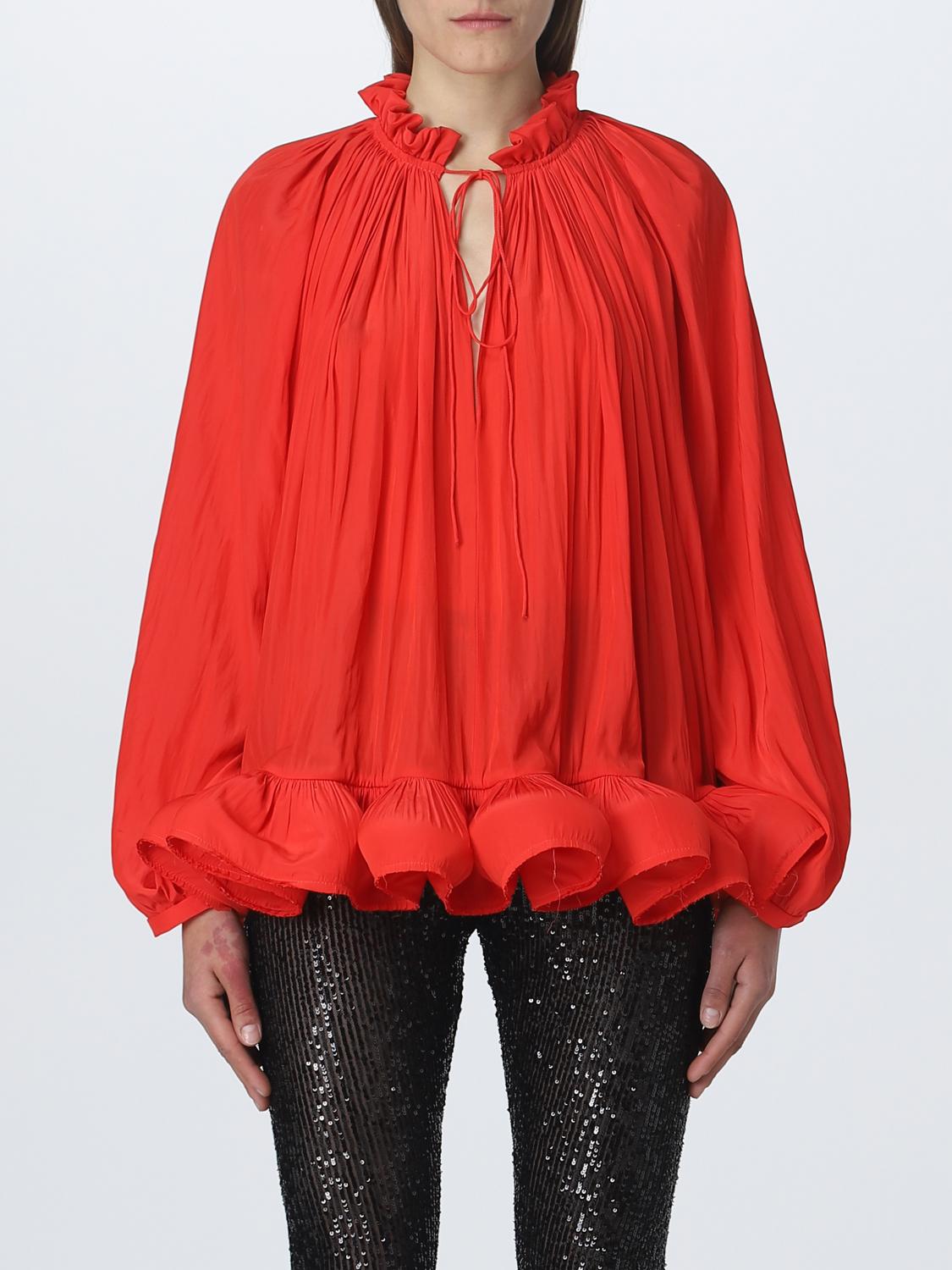 LANVIN HEMDBLUSE: Hemdbluse damen Lanvin, Rot - Img 1