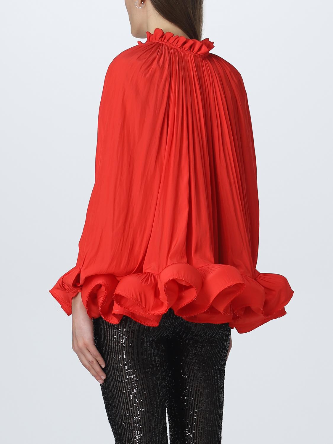 LANVIN HEMDBLUSE: Hemdbluse damen Lanvin, Rot - Img 2