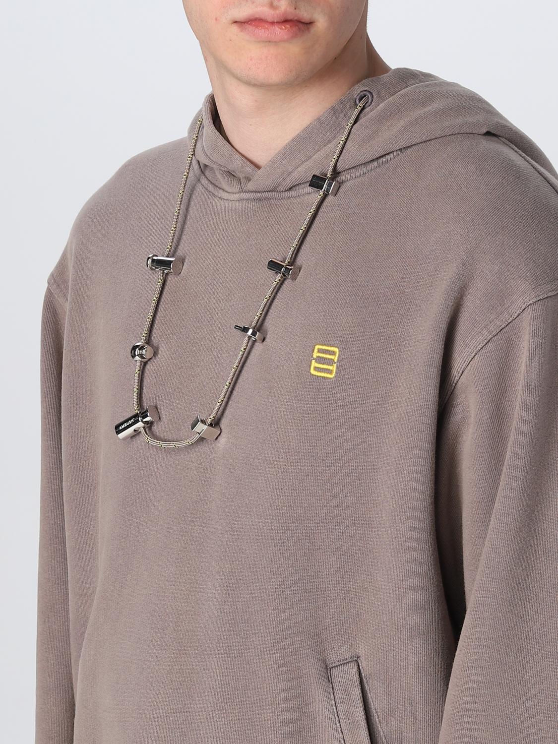 AMBUSH SWEATSHIRT: Pull homme Ambush, Jaune - Img 4