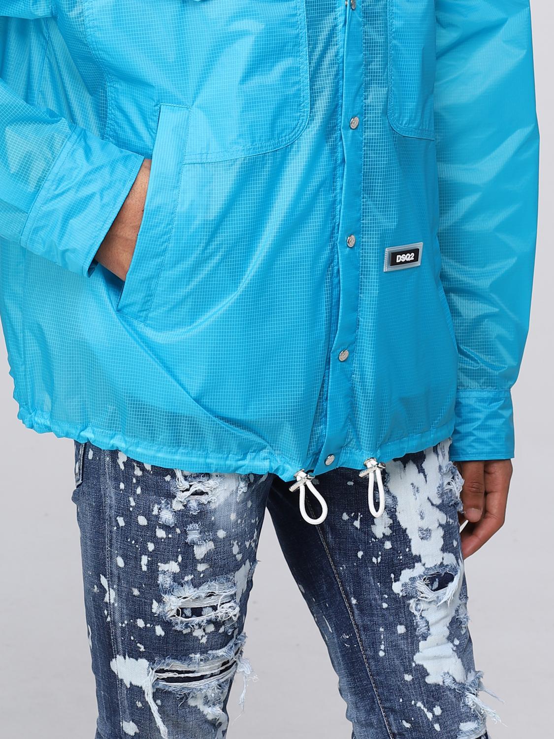 DSQUARED2 GIACCA: Giacca Dsquared2 in nylon, Azzurro - Img 5