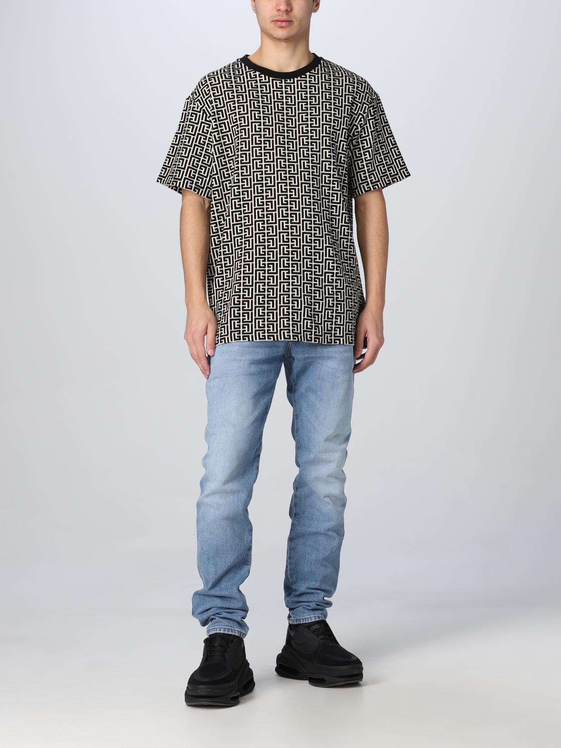 BALMAIN JEANS: Jeans Balmain in denim, Blue - Img 2