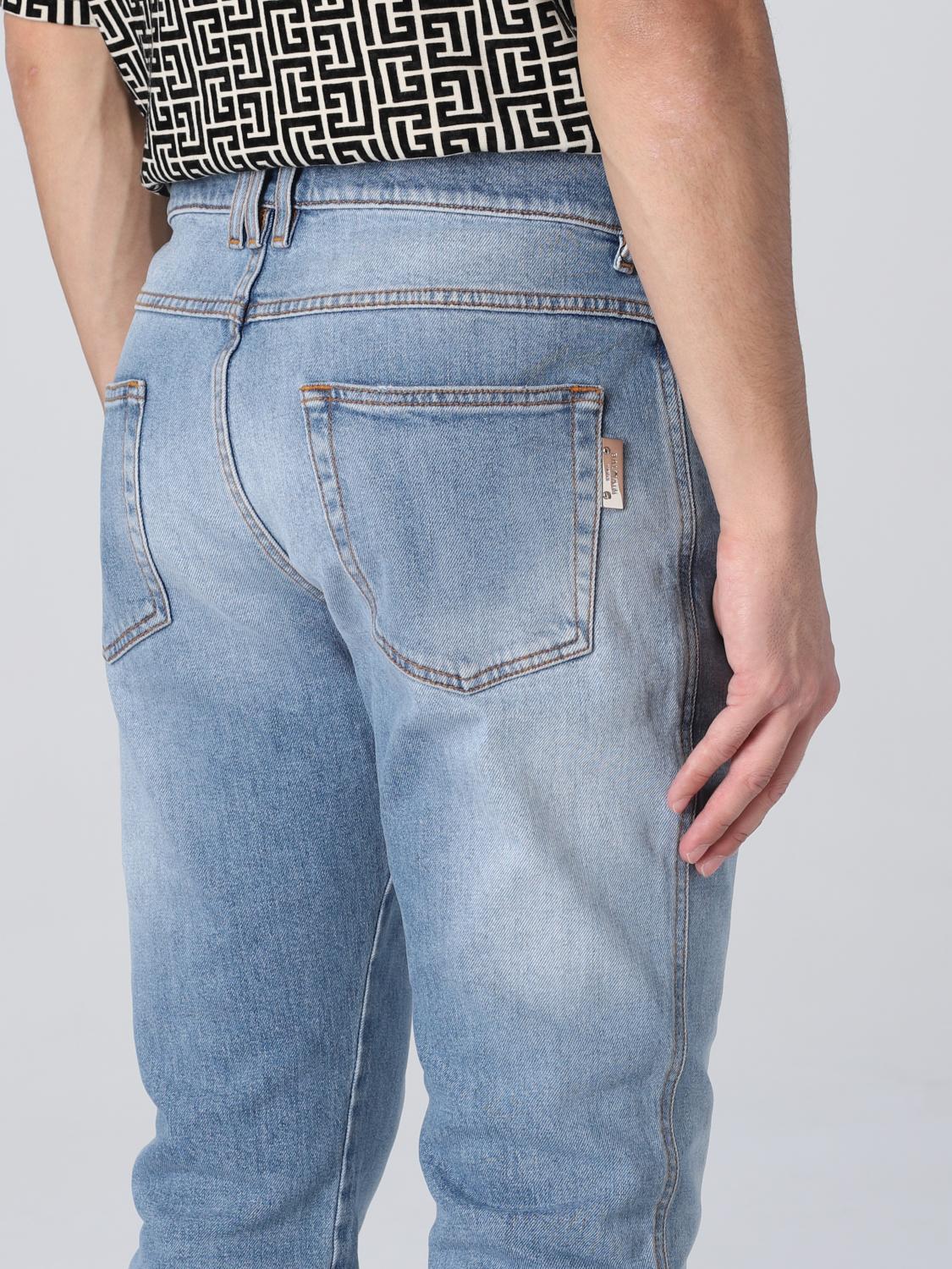 BALMAIN JEANS: Jeans Balmain in denim, Blue - Img 5