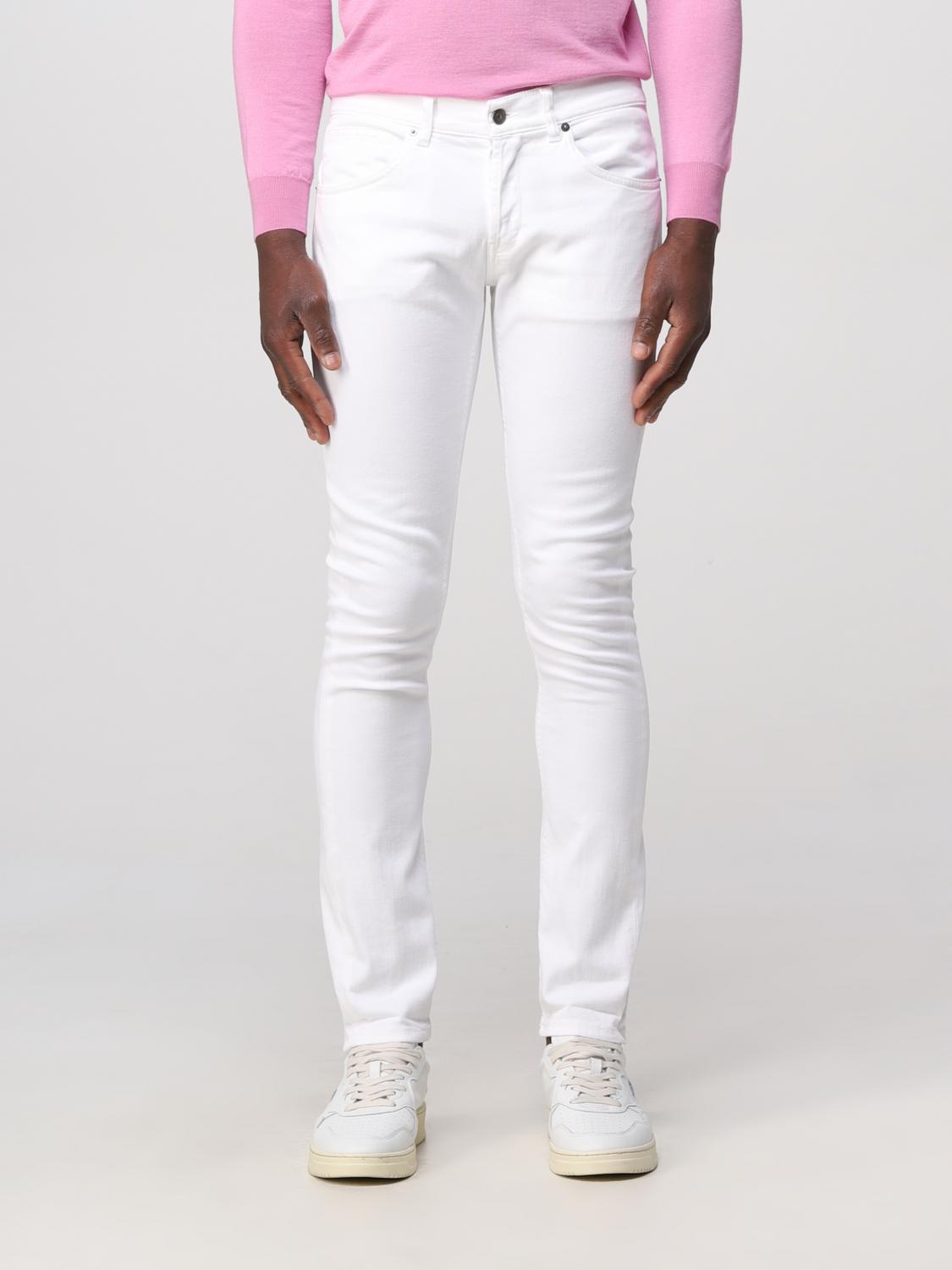 DONDUP JEANS: Jeans Dondup in denim, Bianco - Img 1