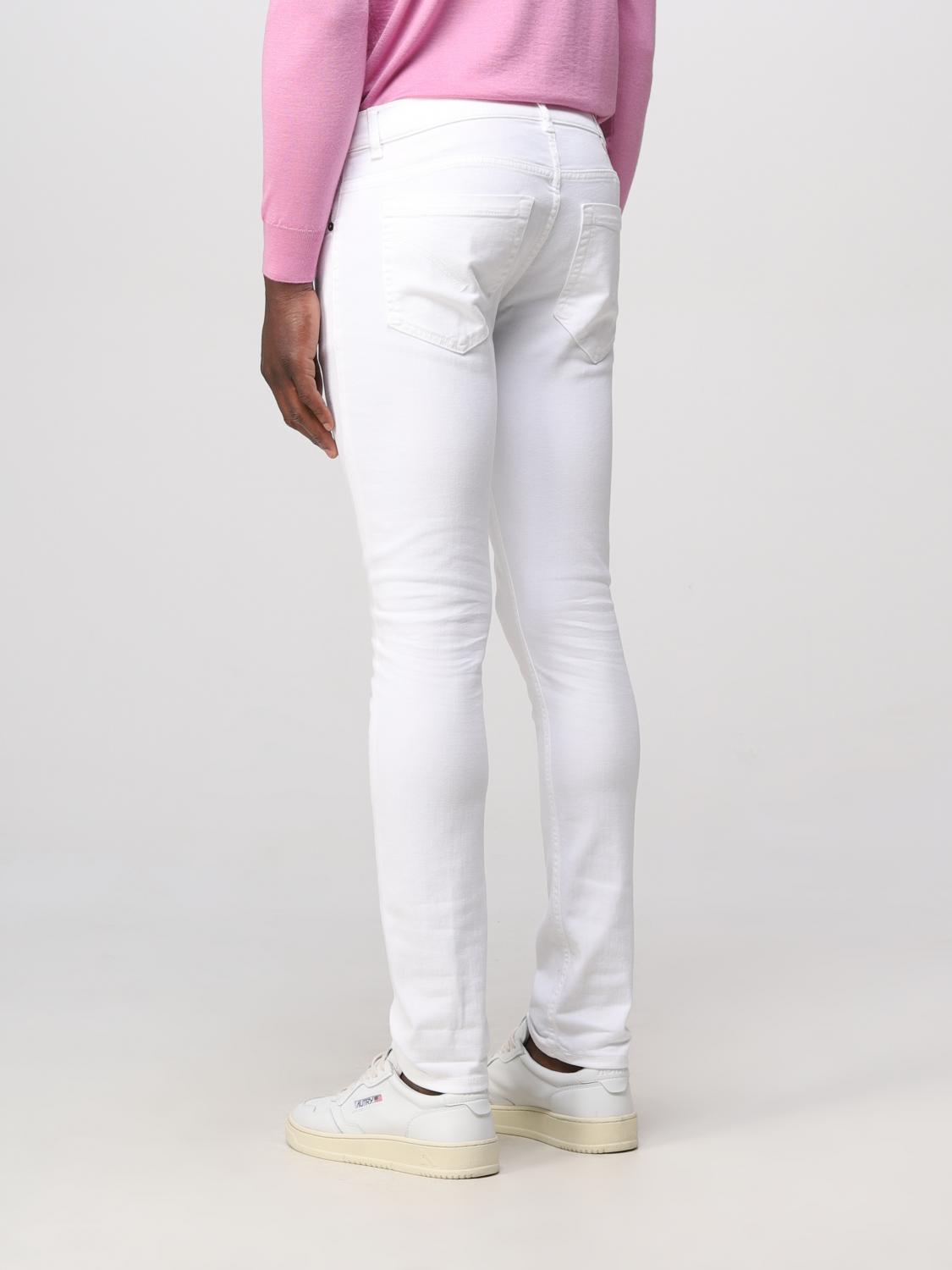 DONDUP JEANS: Jeans Dondup in denim, Bianco - Img 3