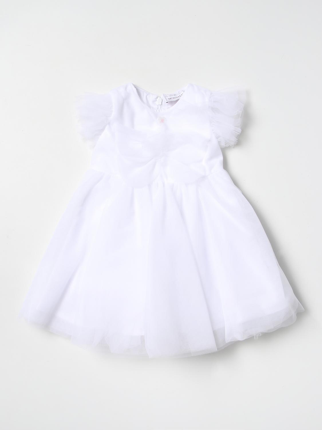 MONNALISA ROMPER: Romper kids Monnalisa, White - Img 1
