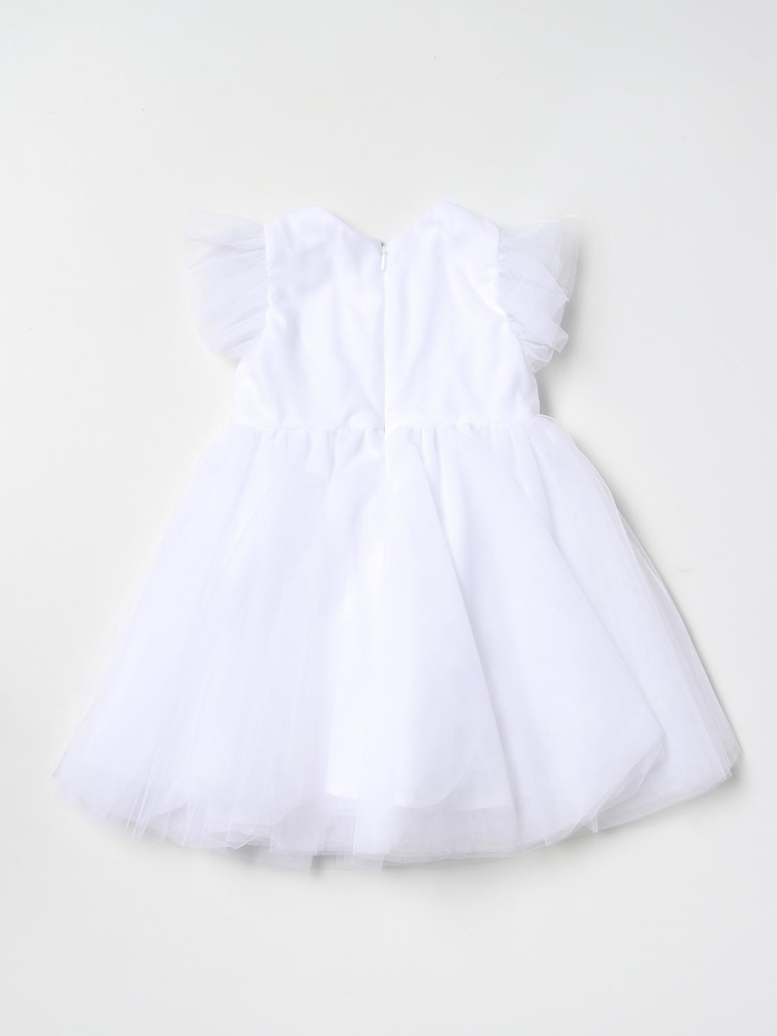 MONNALISA ROMPER: Romper kids Monnalisa, White - Img 2