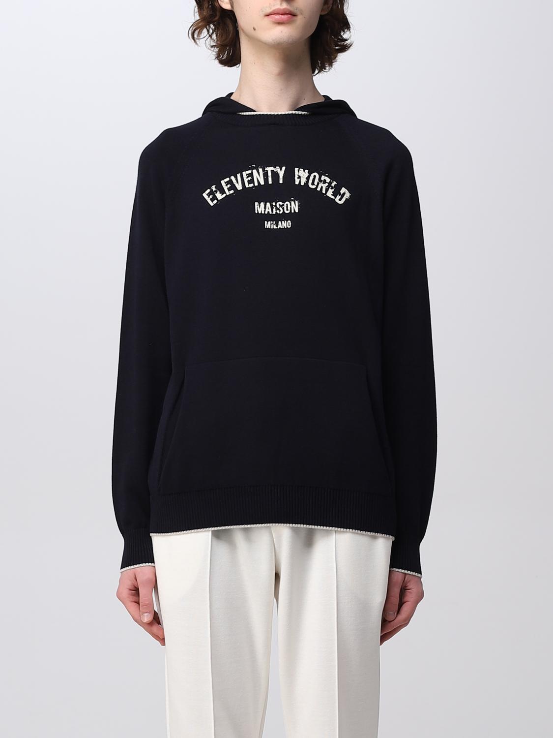 ELEVENTY JERSEY: Sudadera hombre Eleventy, Azul Oscuro - Img 1