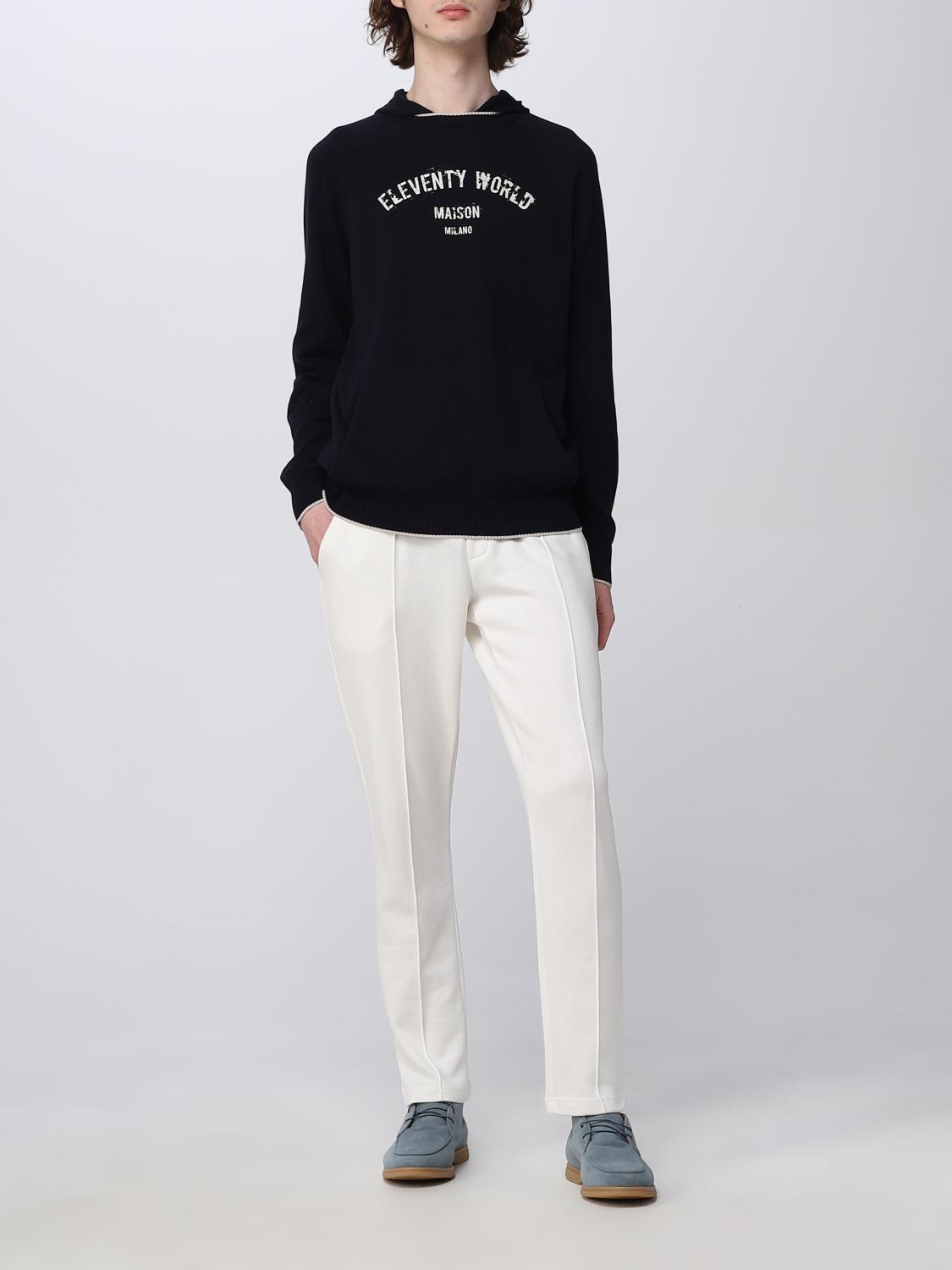 ELEVENTY JERSEY: Sudadera hombre Eleventy, Azul Oscuro - Img 2