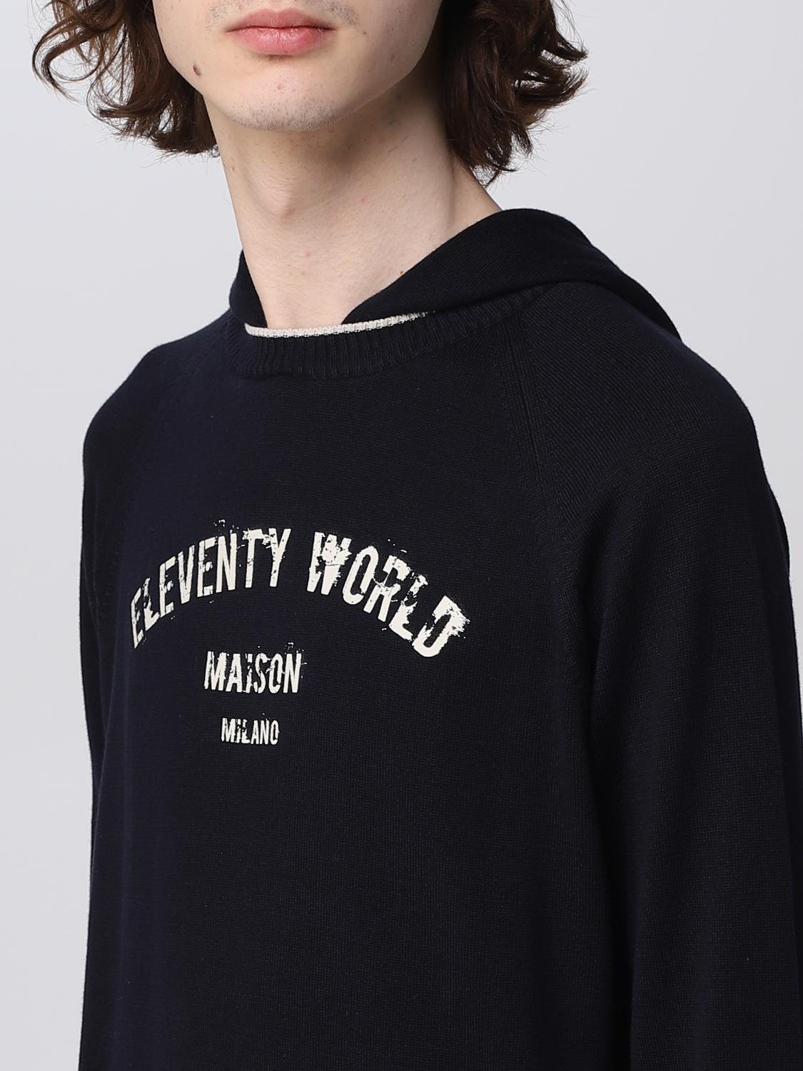 ELEVENTY JERSEY: Sudadera hombre Eleventy, Azul Oscuro - Img 4
