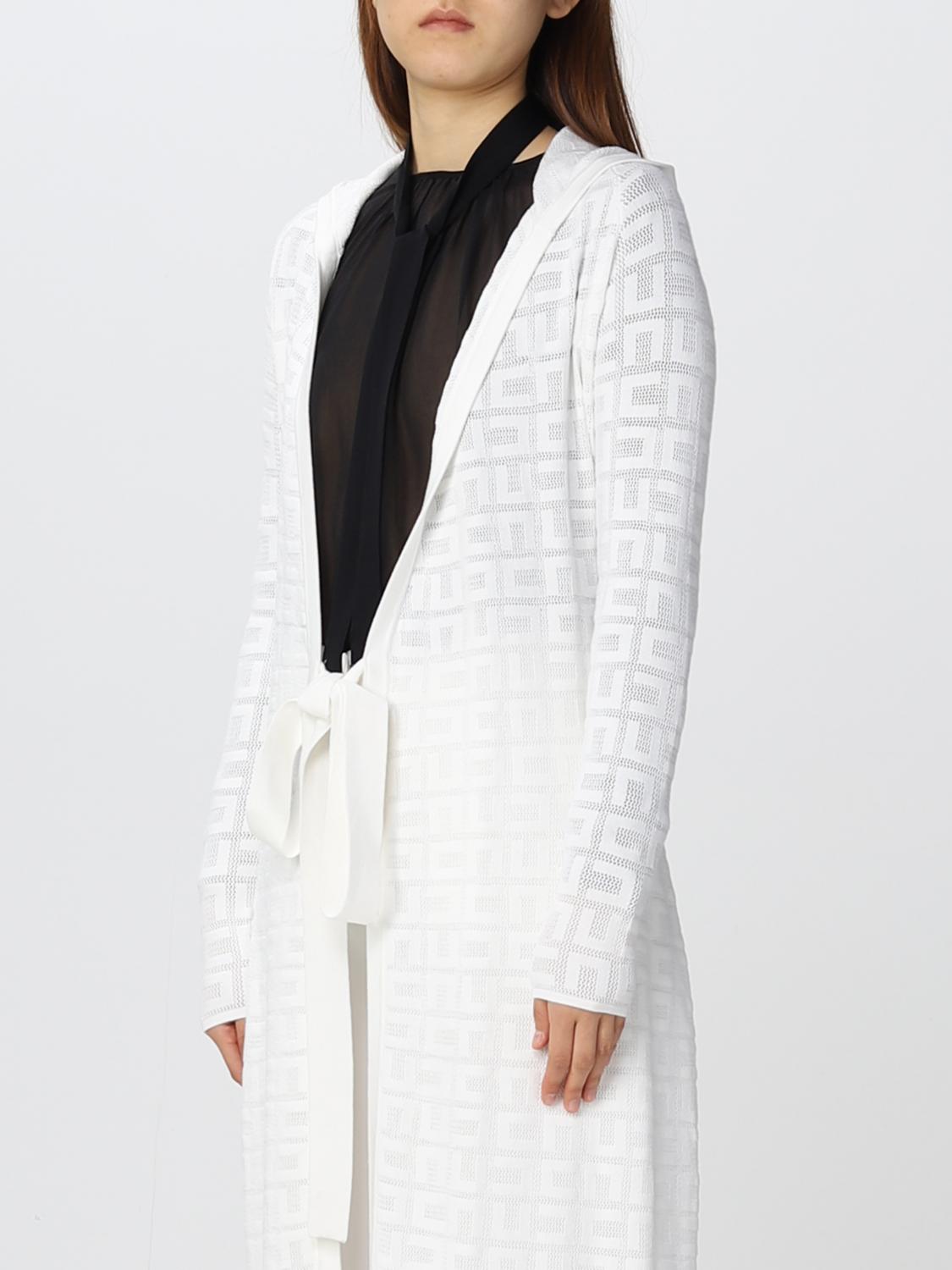 ELISABETTA FRANCHI CÁRDIGAN: Cárdigan mujer Elisabetta Franchi, Marfil - Img 4