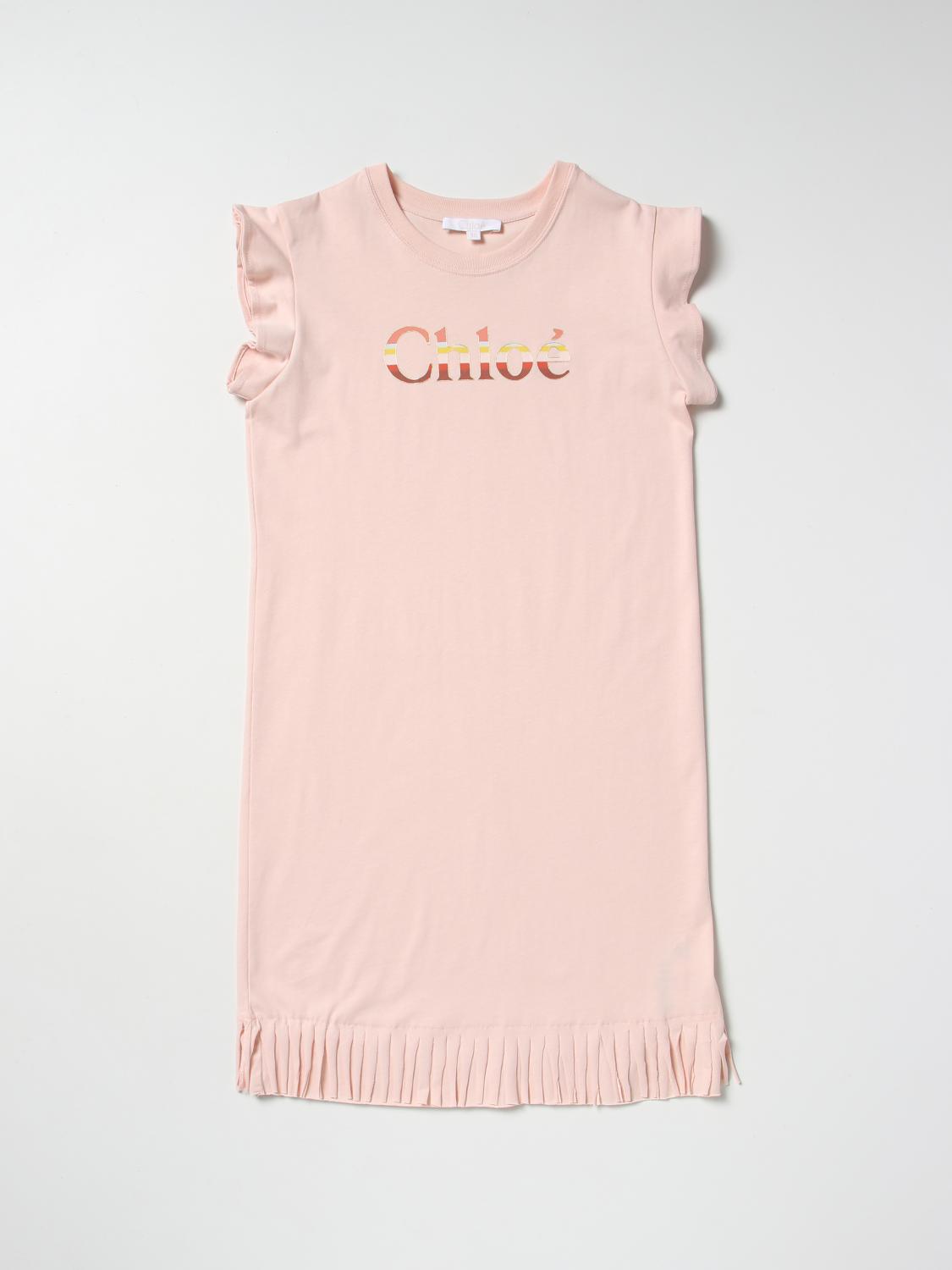CHLOÉ VESTIDO: Vestido niños ChloÉ, Rosa - Img 1