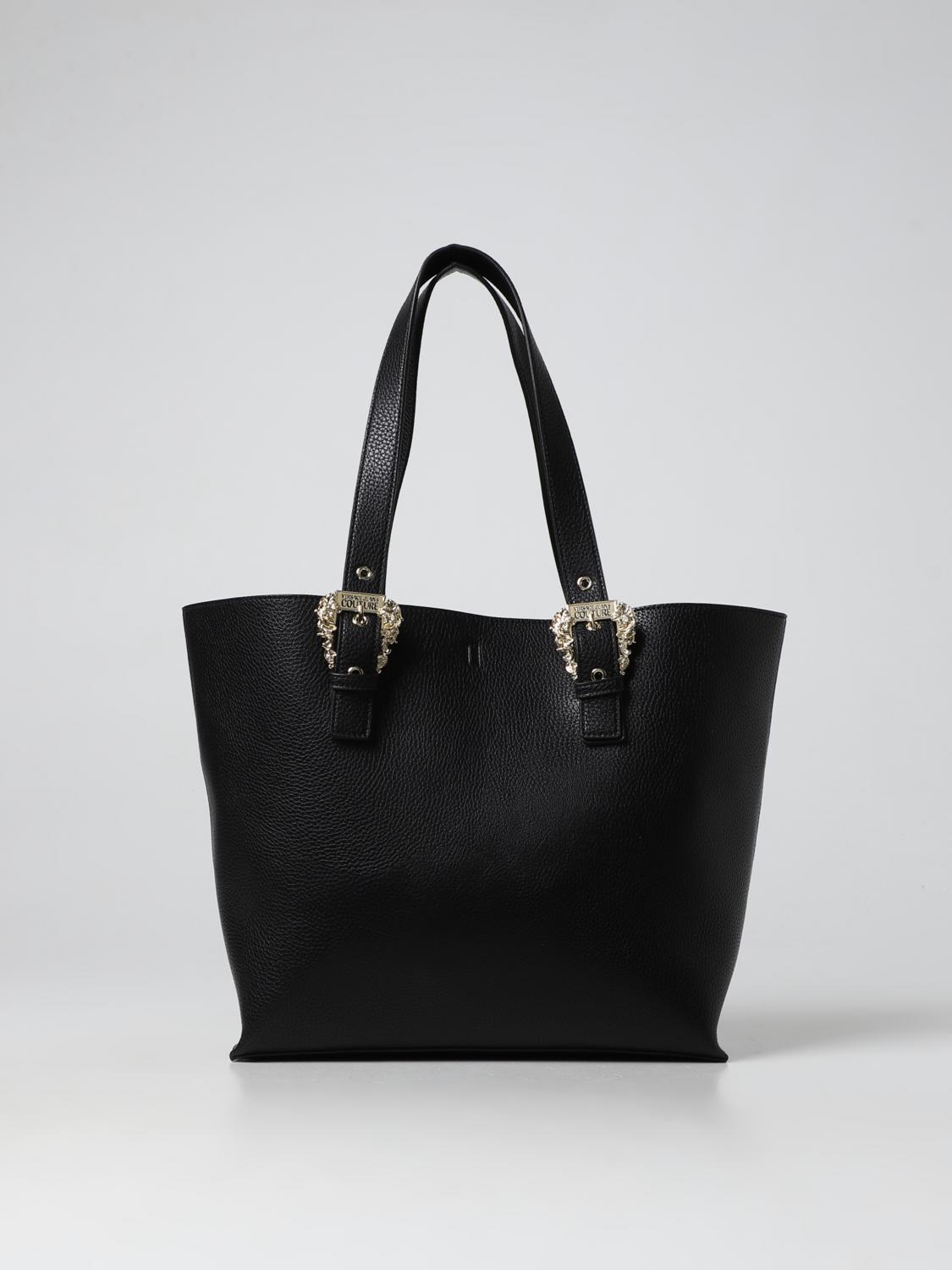 VERSACE JEANS COUTURE 黒 トートバッグショルダーバッグ VERSACE JEANS COUTURE：ショルダーバッグ レディース - ブラック