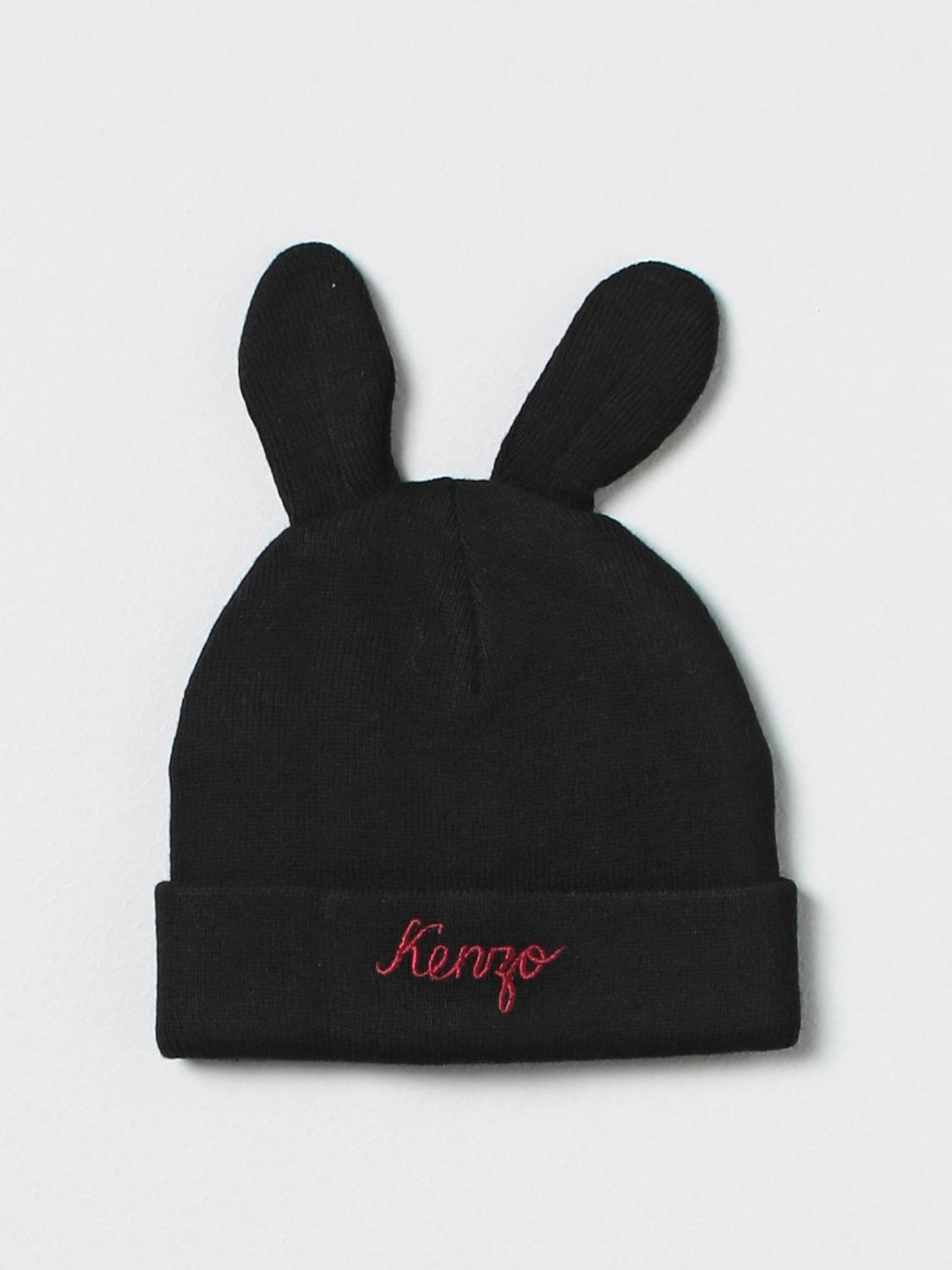 KENZO KIDS GORRO: Gorro niños Kenzo Junior, Negro - Img 1