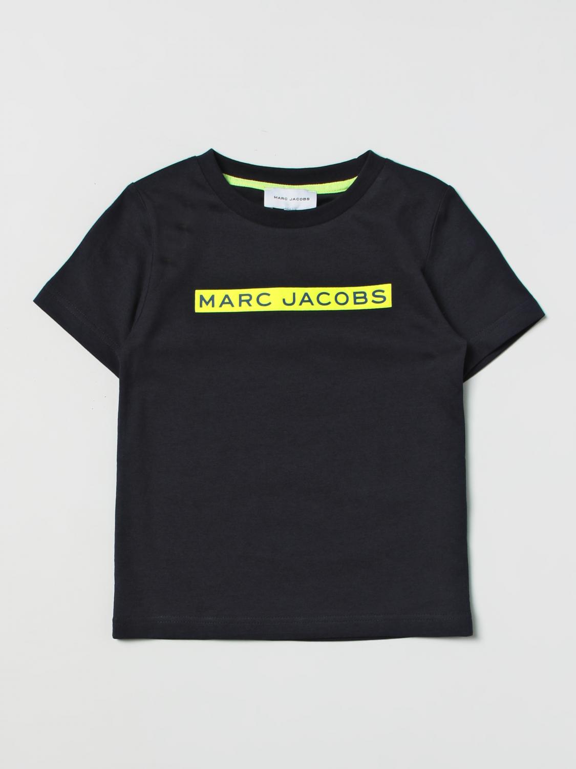 LITTLE MARC JACOBS T-SHIRT: T-shirt kinder Little Marc Jacobs, Marine - Img 1