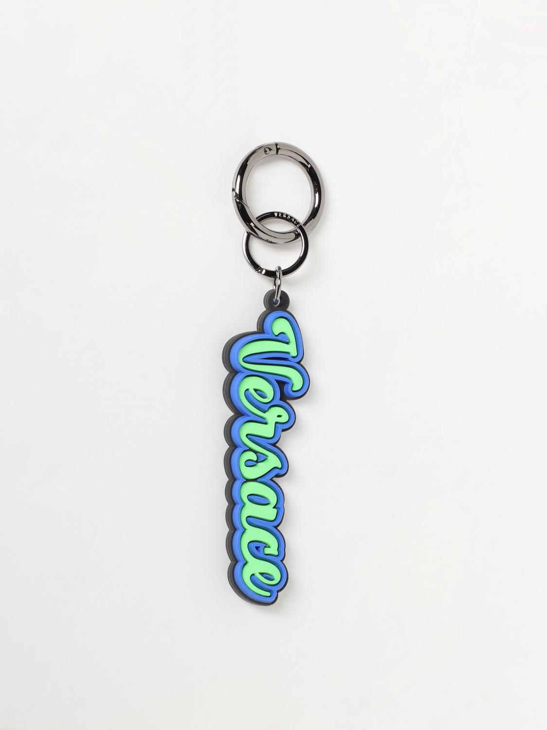VERSACE PORTACHIAVI: Portachiavi Versace in gomma, Lime - Img 1