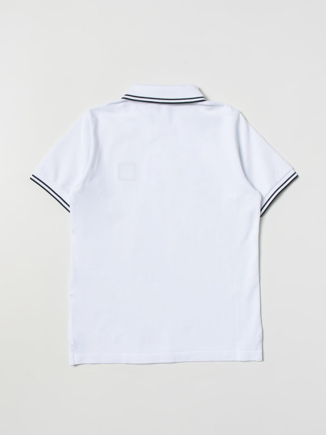 STONE ISLAND JUNIOR POLO: T-shirt kinder Stone Island Junior, Weiß - Img 2