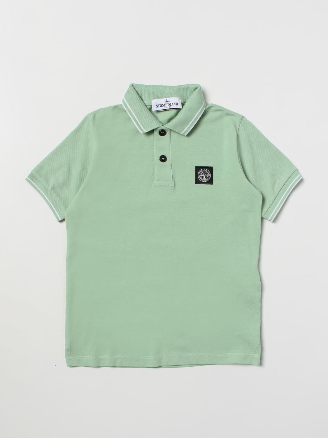 STONE ISLAND JUNIOR POLO: Camiseta niños Stone Island Junior, Césped - Img 1