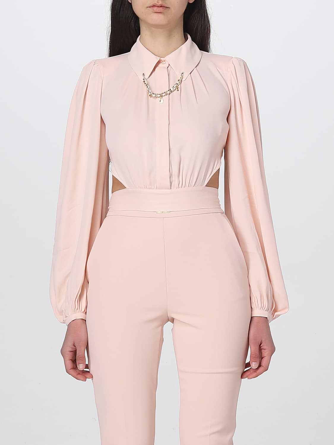 Pull Rouge Elisabetta Franchi - Occasion En Très Bon état