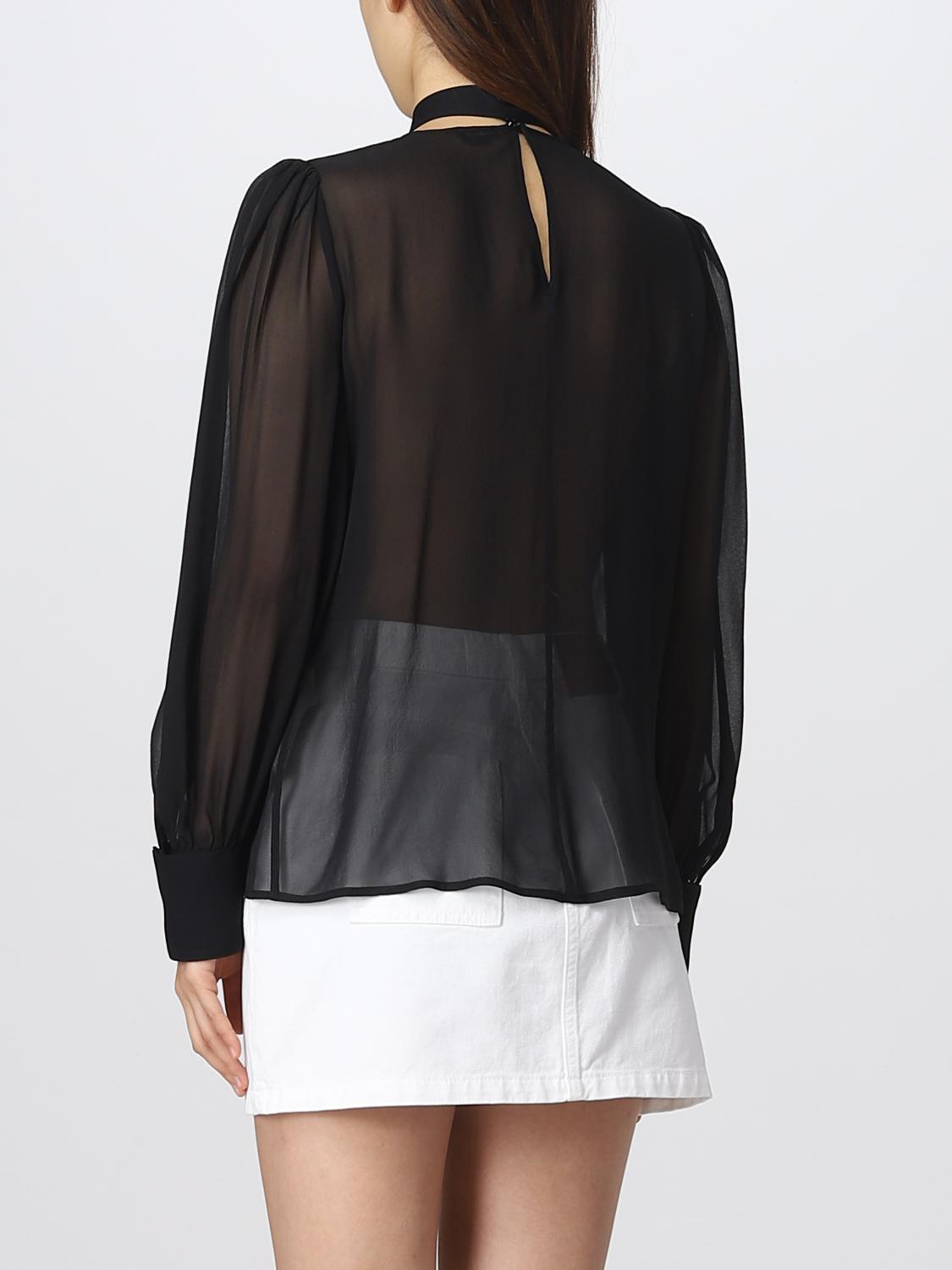 ELISABETTA FRANCHI HEMDBLUSE: Hemdbluse damen Elisabetta Franchi, Schwarz - Img 2