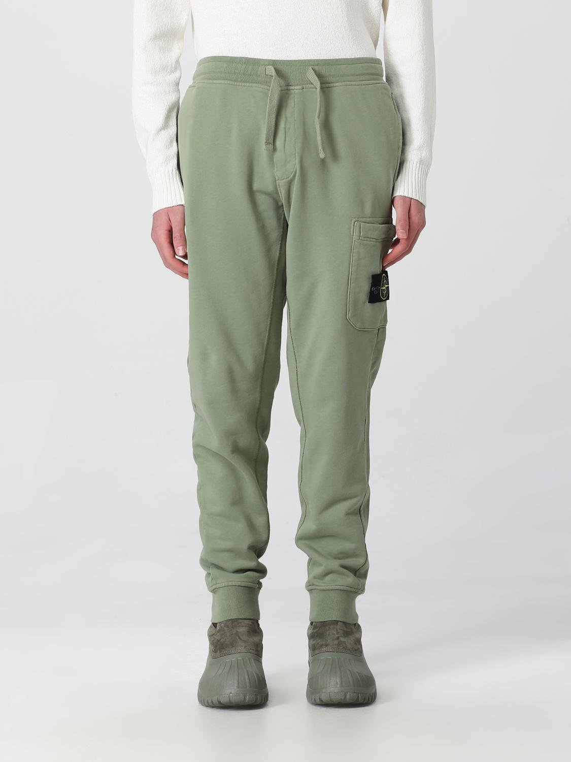 STONE ISLAND PANTS: Pants men Stone Island, Sage - Img 1