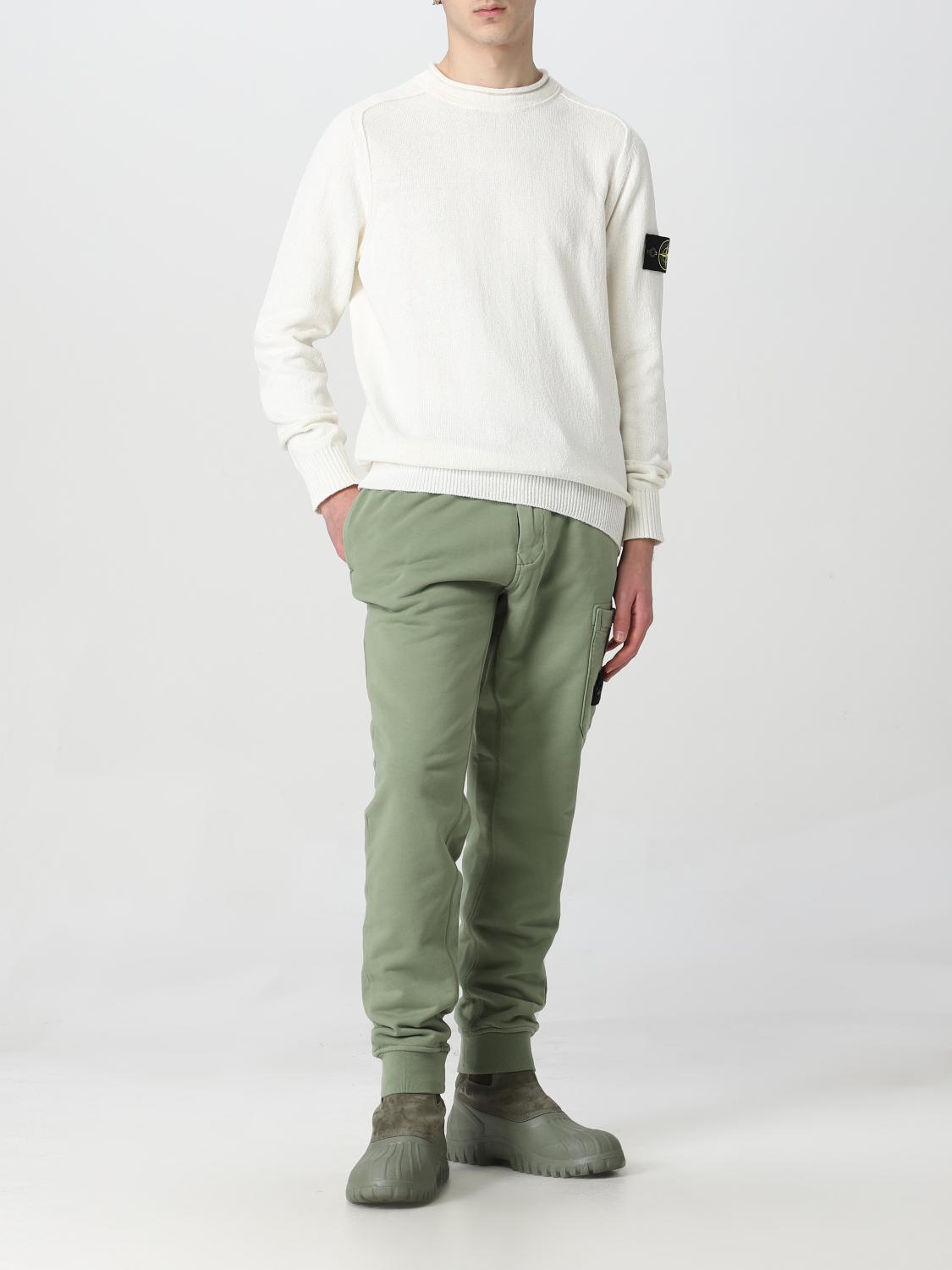 STONE ISLAND PANTS: Pants men Stone Island, Sage - Img 2