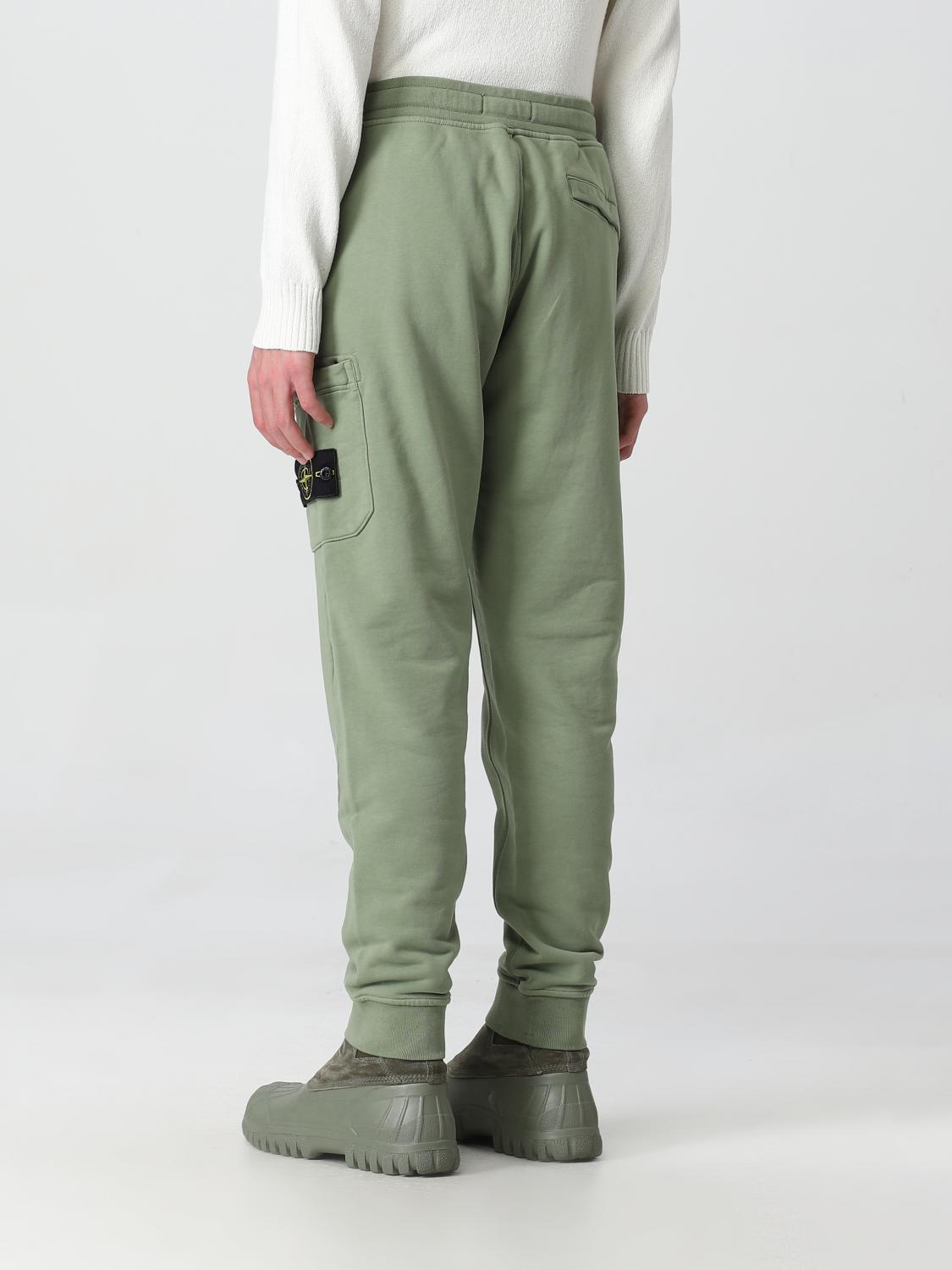 STONE ISLAND PANTS: Pants men Stone Island, Sage - Img 3