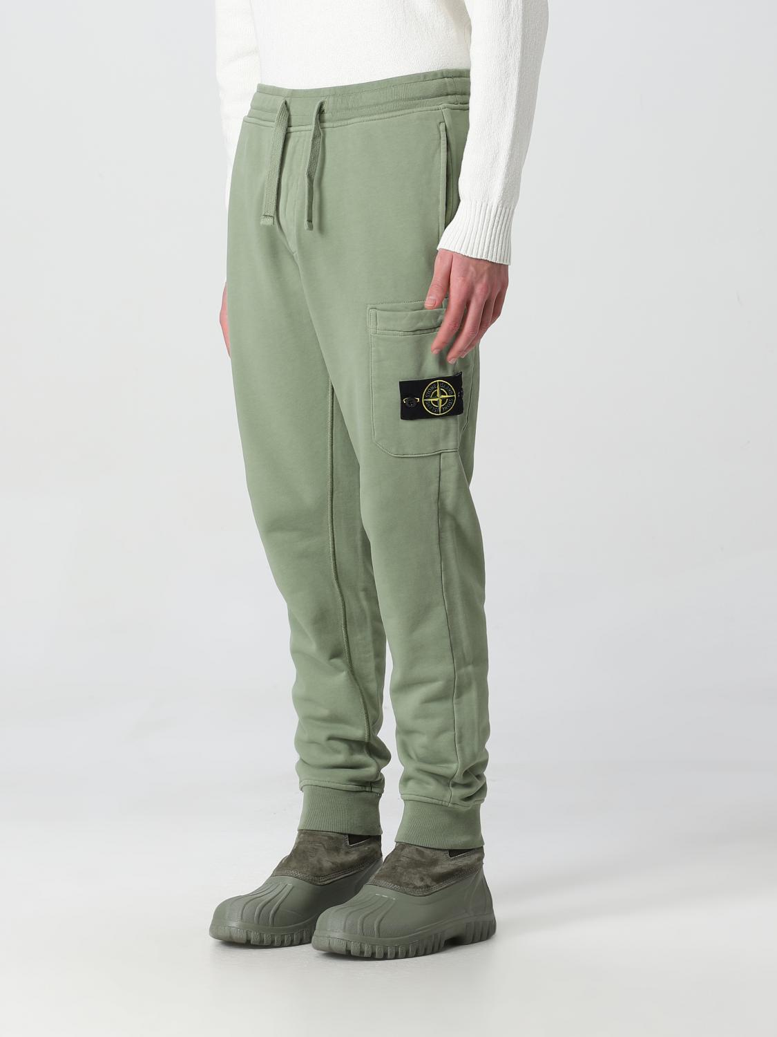 STONE ISLAND PANTS: Pants men Stone Island, Sage - Img 4