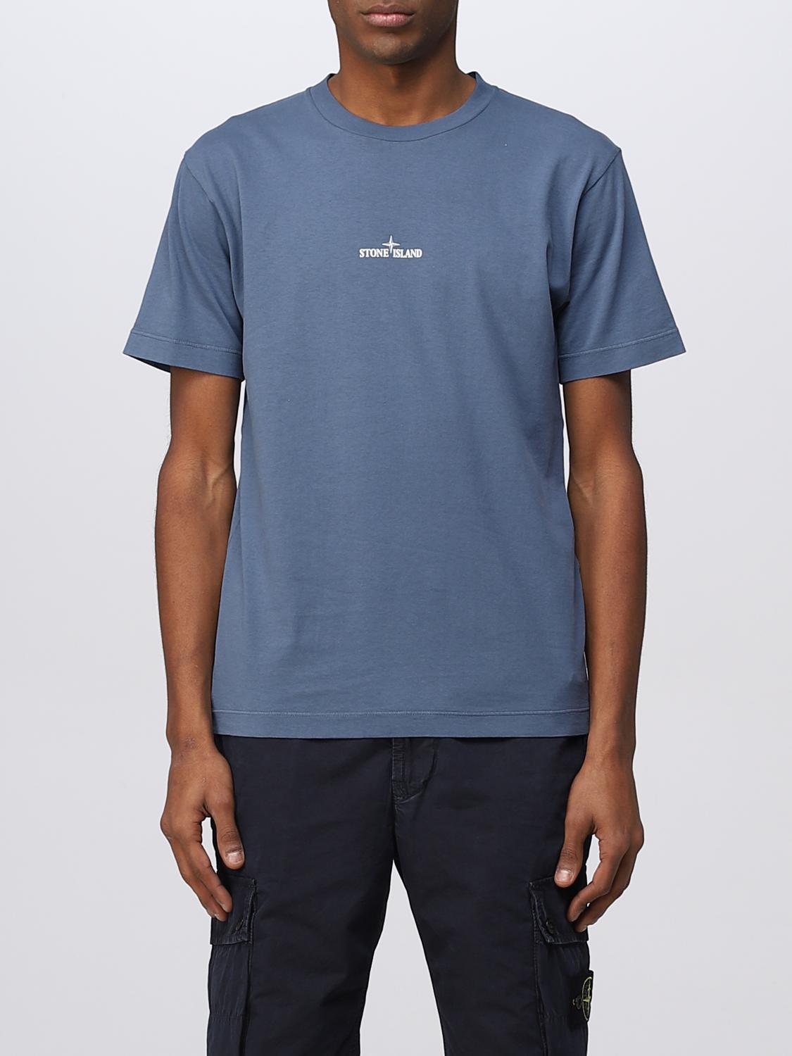 STONE ISLAND CAMISETA: Camiseta hombre Stone Island, Azul Oscuro - Img 1