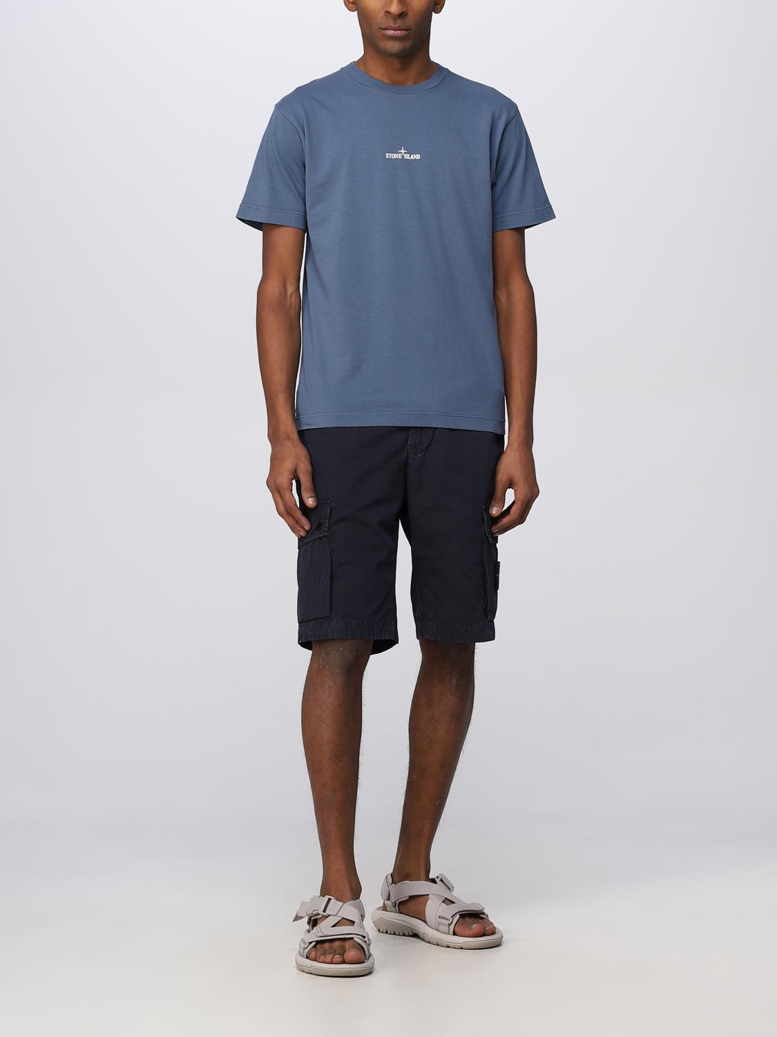 STONE ISLAND CAMISETA: Camiseta hombre Stone Island, Azul Oscuro - Img 2