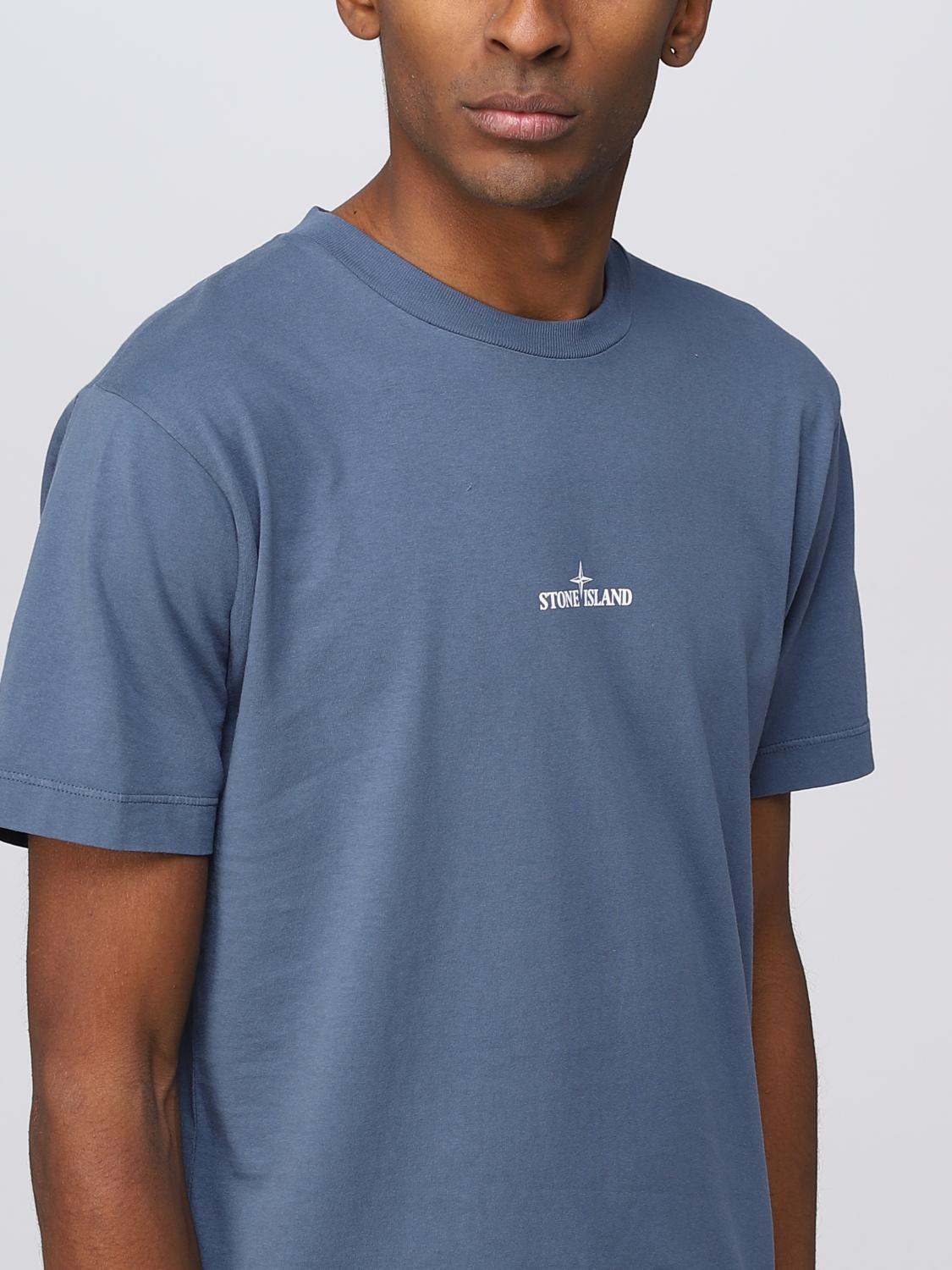 STONE ISLAND CAMISETA: Camiseta hombre Stone Island, Azul Oscuro - Img 5