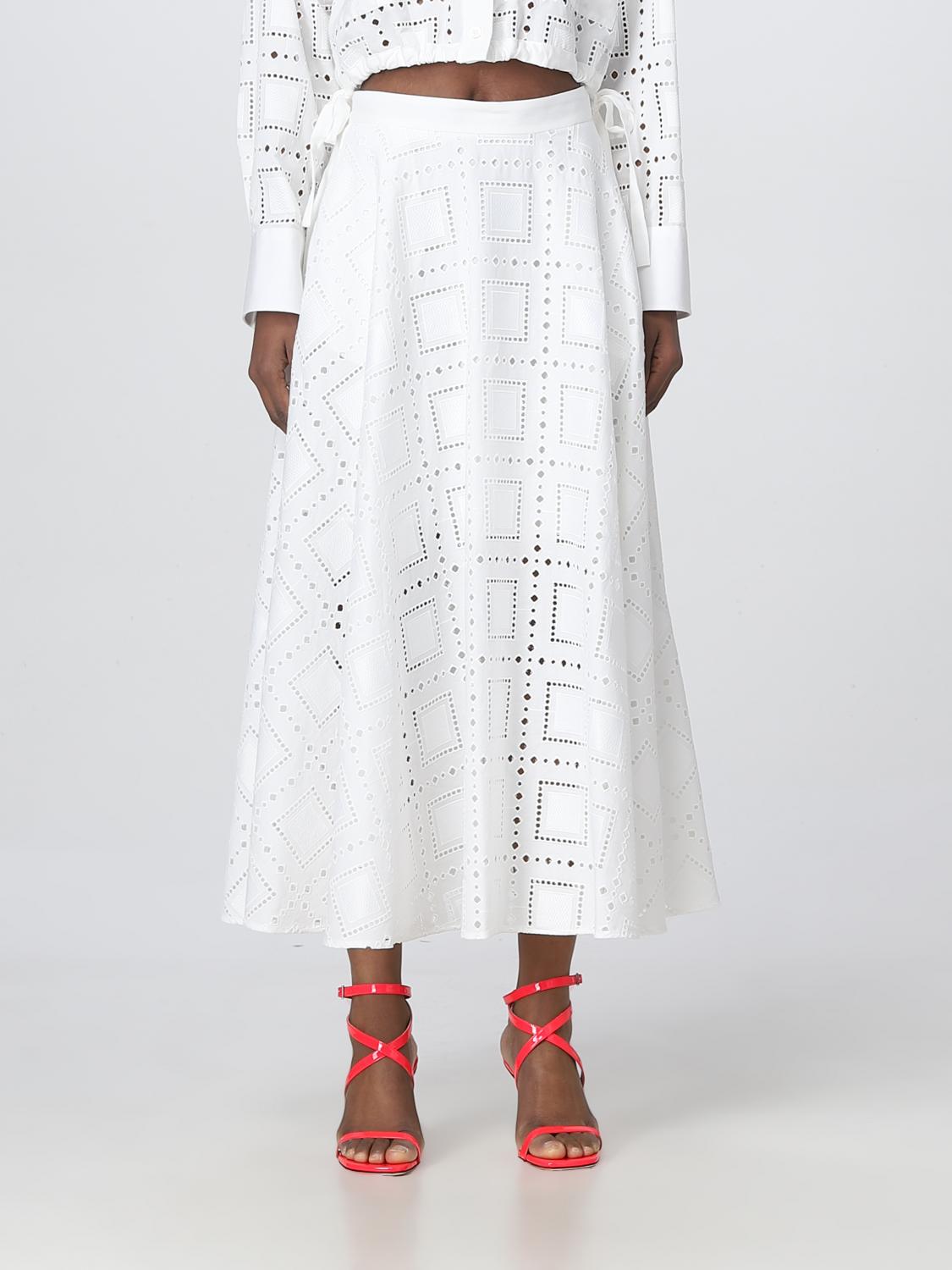 MSGM スカート: スカート レディース MSGM, ホワイト - Img 1