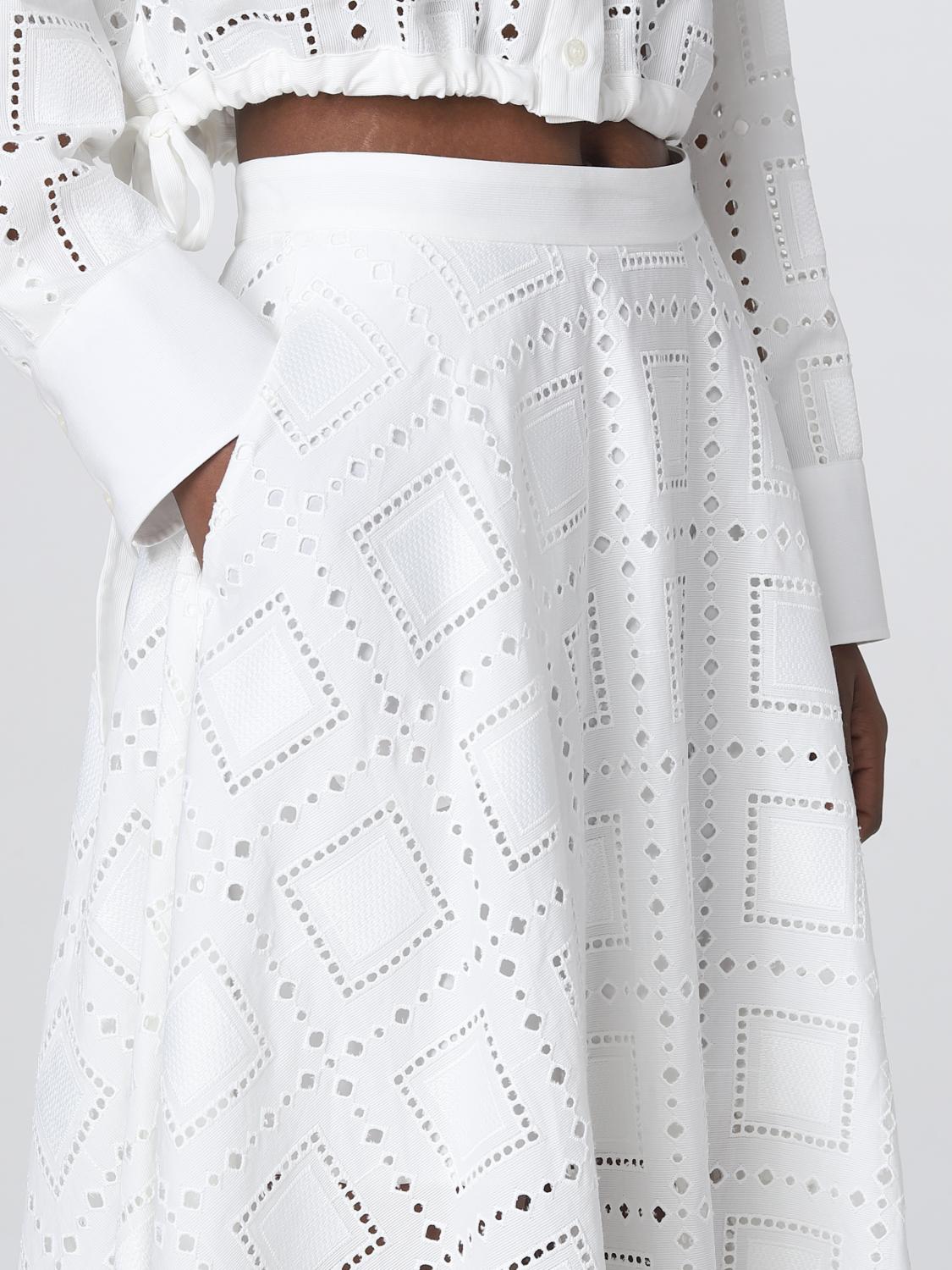 MSGM スカート: スカート レディース MSGM, ホワイト - Img 4