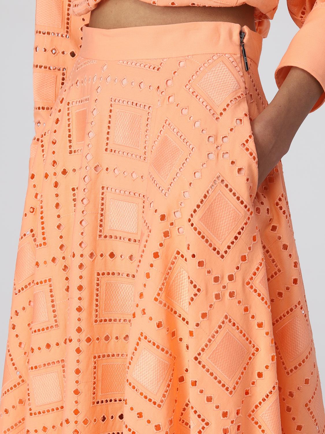 MSGM スカート: スカート レディース MSGM, オレンジ - Img 4