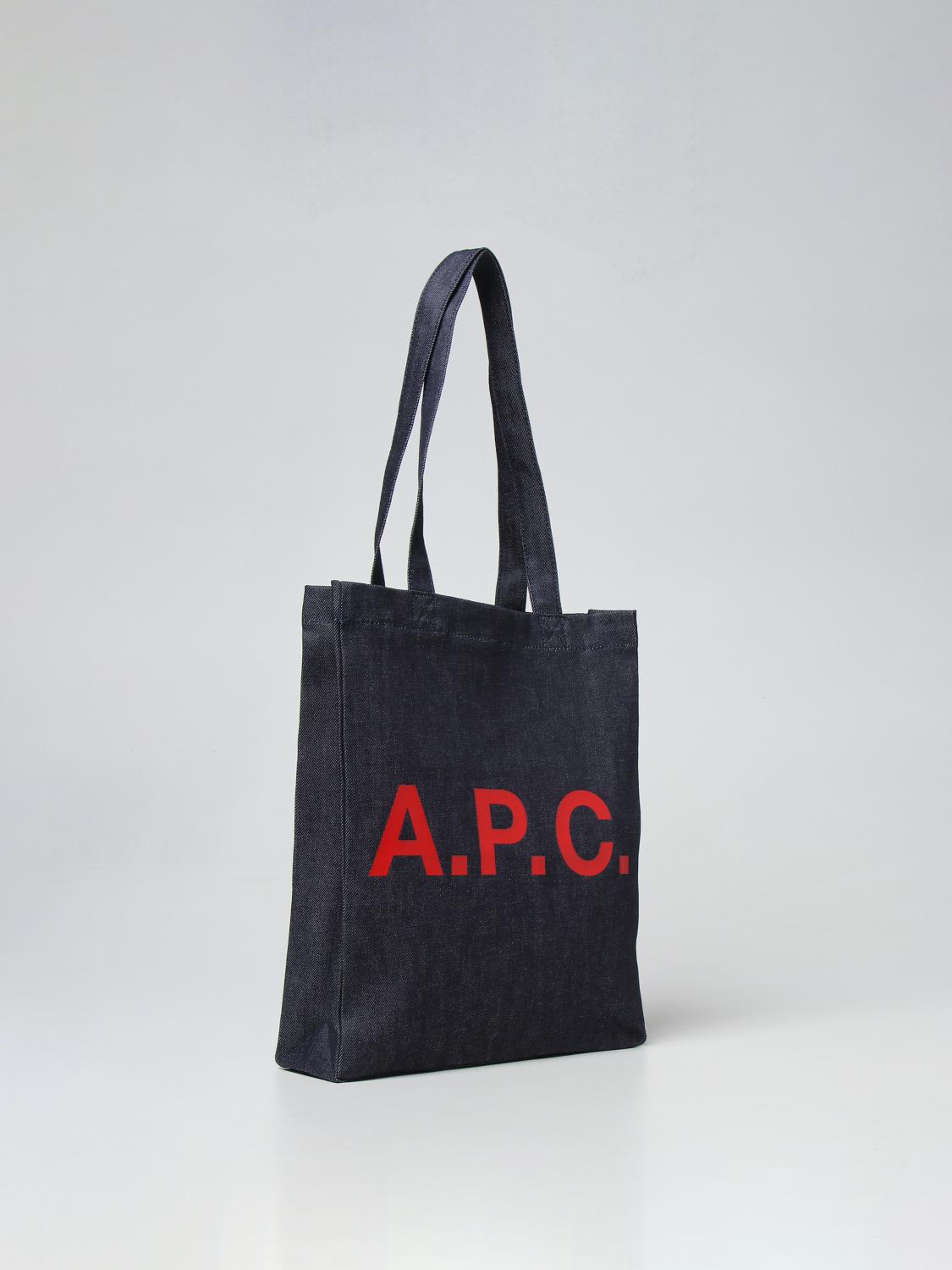 A.P.C. TOTE BAG: Shoulder bag woman A.P.C., Indigo - Img 2